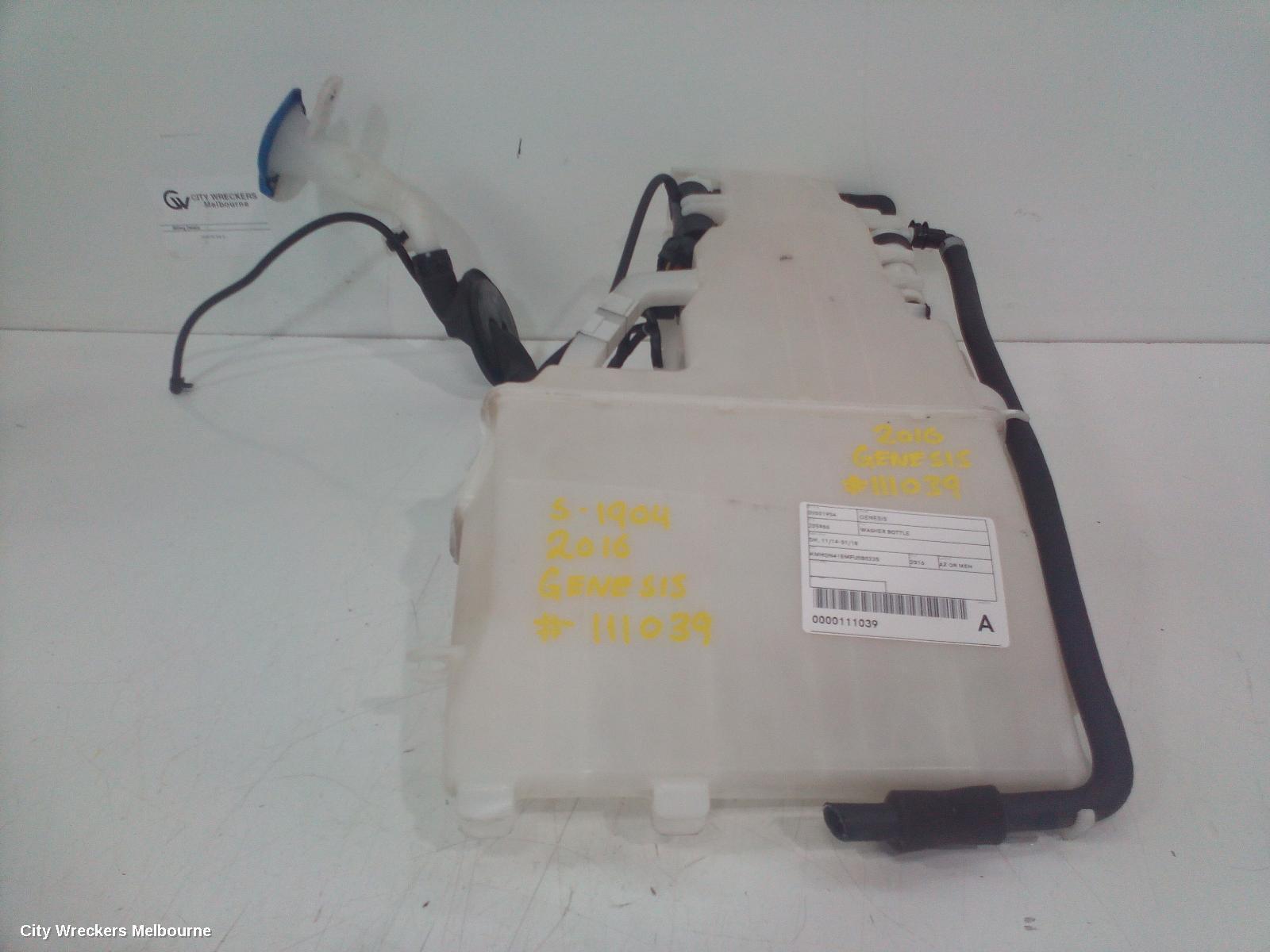 HYUNDAI GENESIS 2016 Washer Bottle