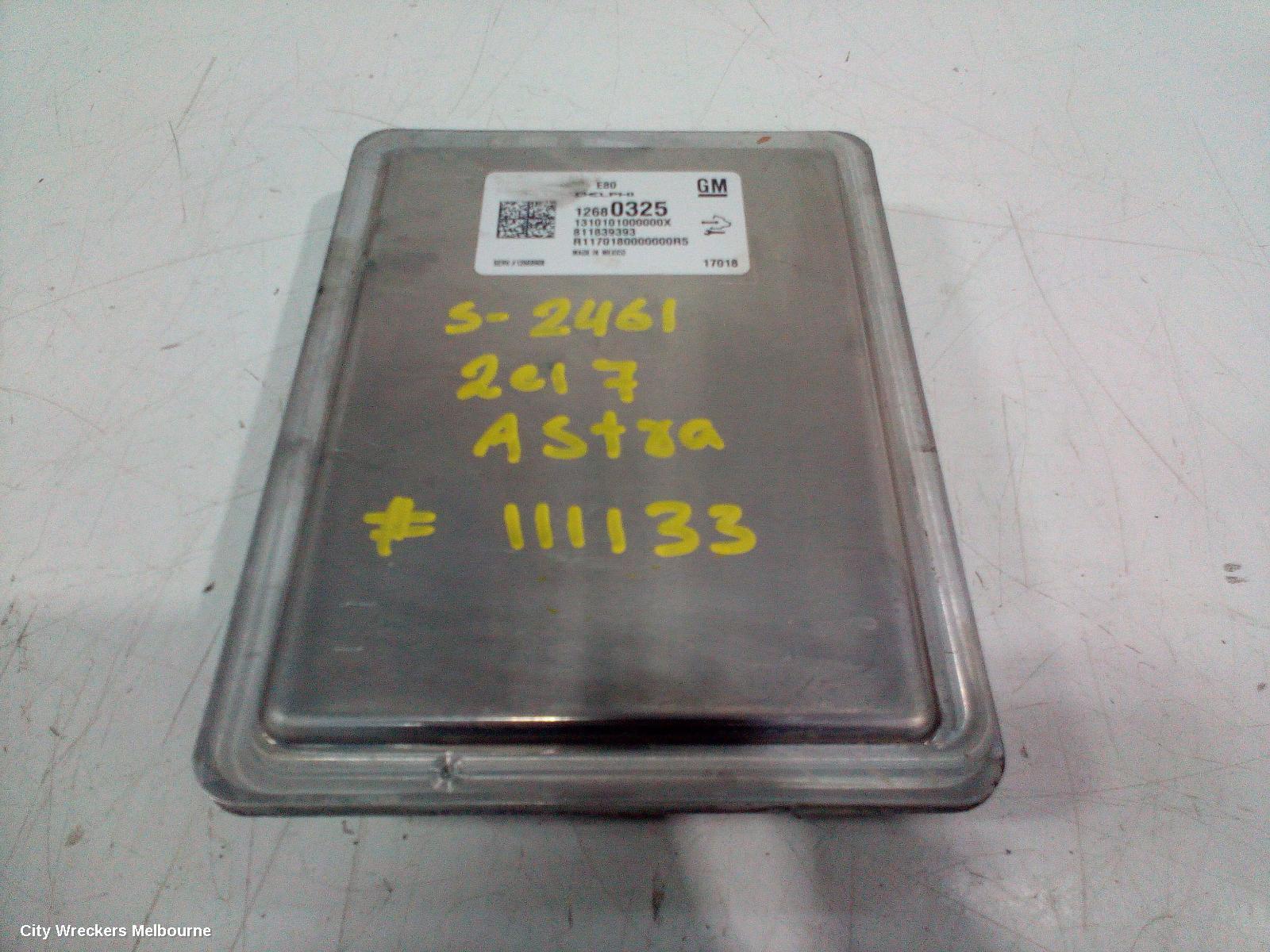 HOLDEN ASTRA 2017 Ecu