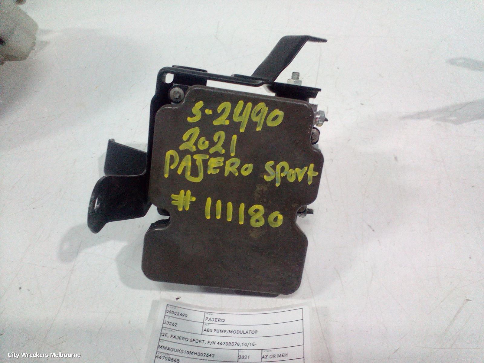 MITSUBISHI PAJERO 2021 Abs Pump/Modulator