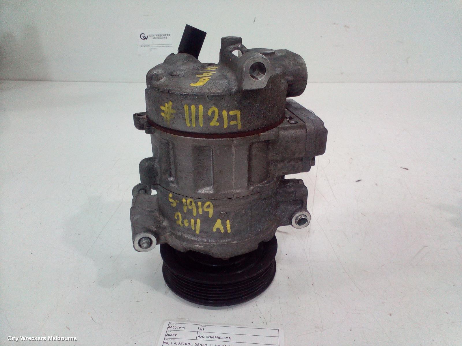 AUDI A1 2011 A/C Compressor