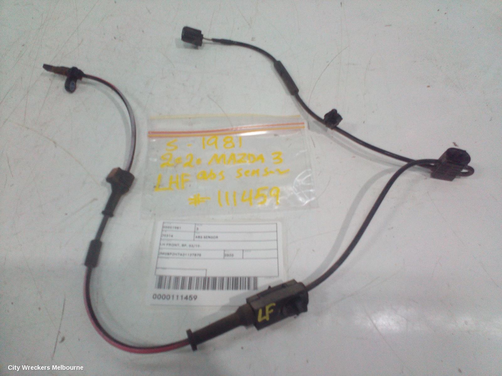 MAZDA 3 2020 Abs Sensor