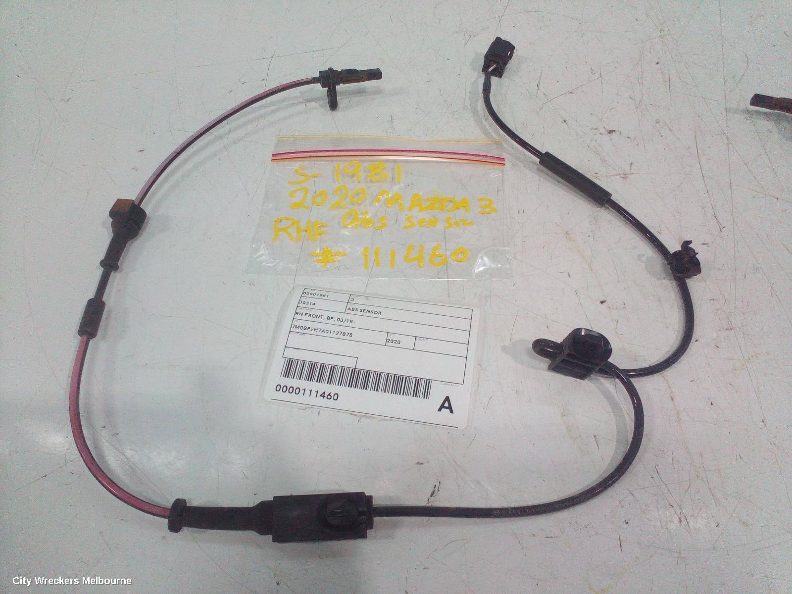 MAZDA 3 2020 Abs Sensor