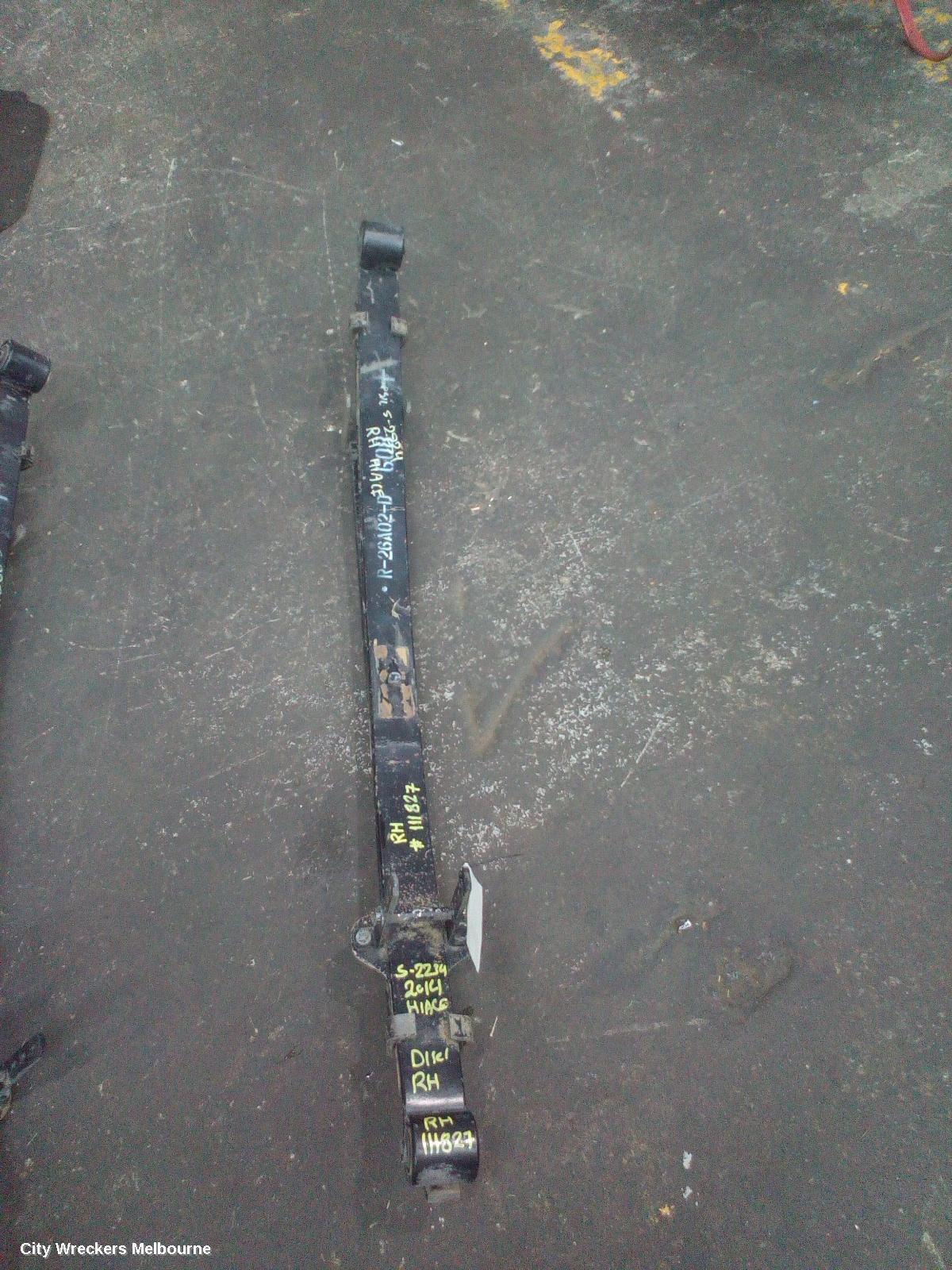 TOYOTA HIACE 2014 Rear Leaf Spring
