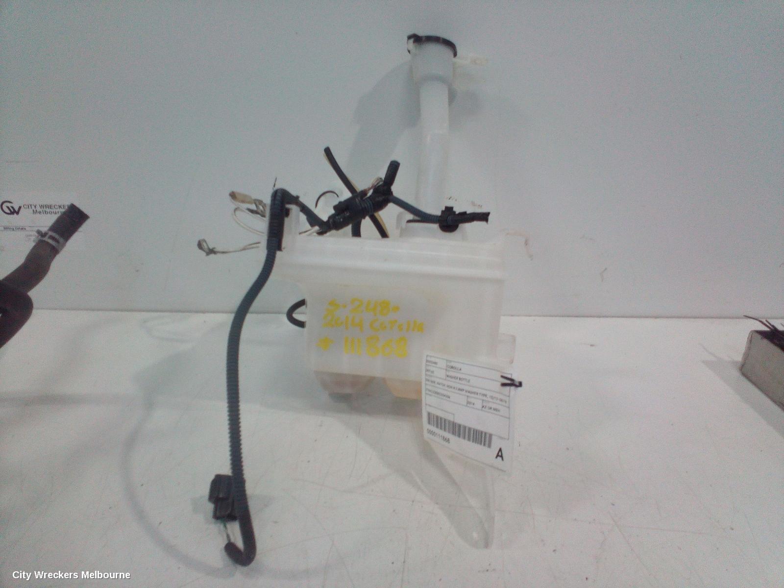 TOYOTA COROLLA 2014 Washer Bottle