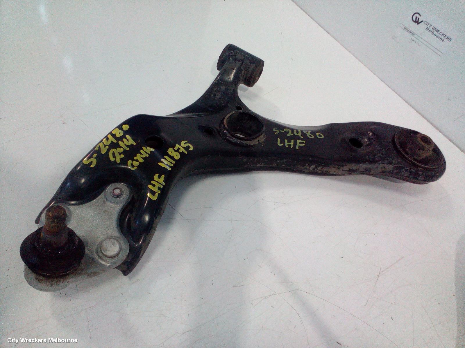 TOYOTA COROLLA 2014 Left Front Lower Control Arm