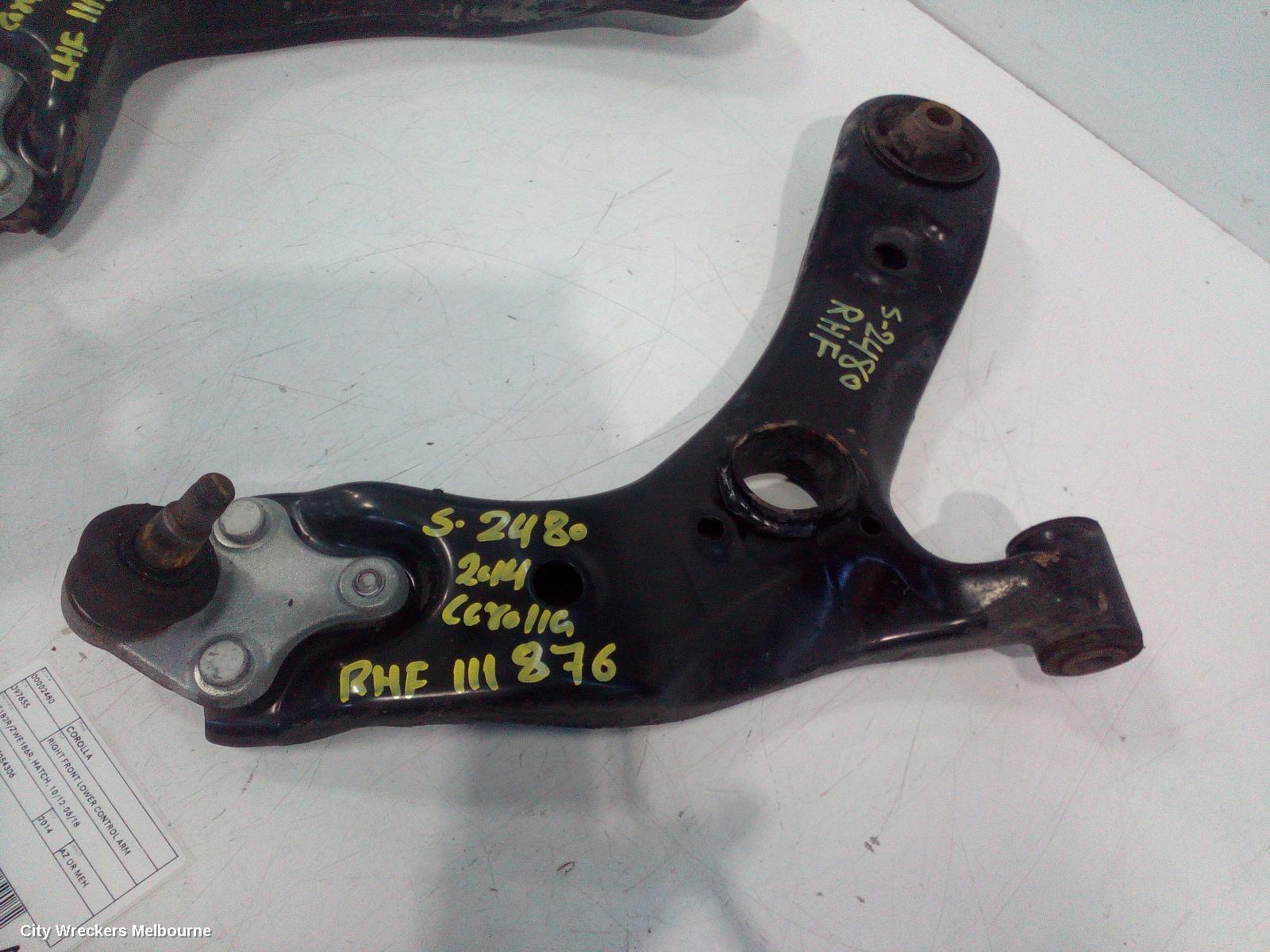 TOYOTA COROLLA 2014 Right Front Lower Control Arm