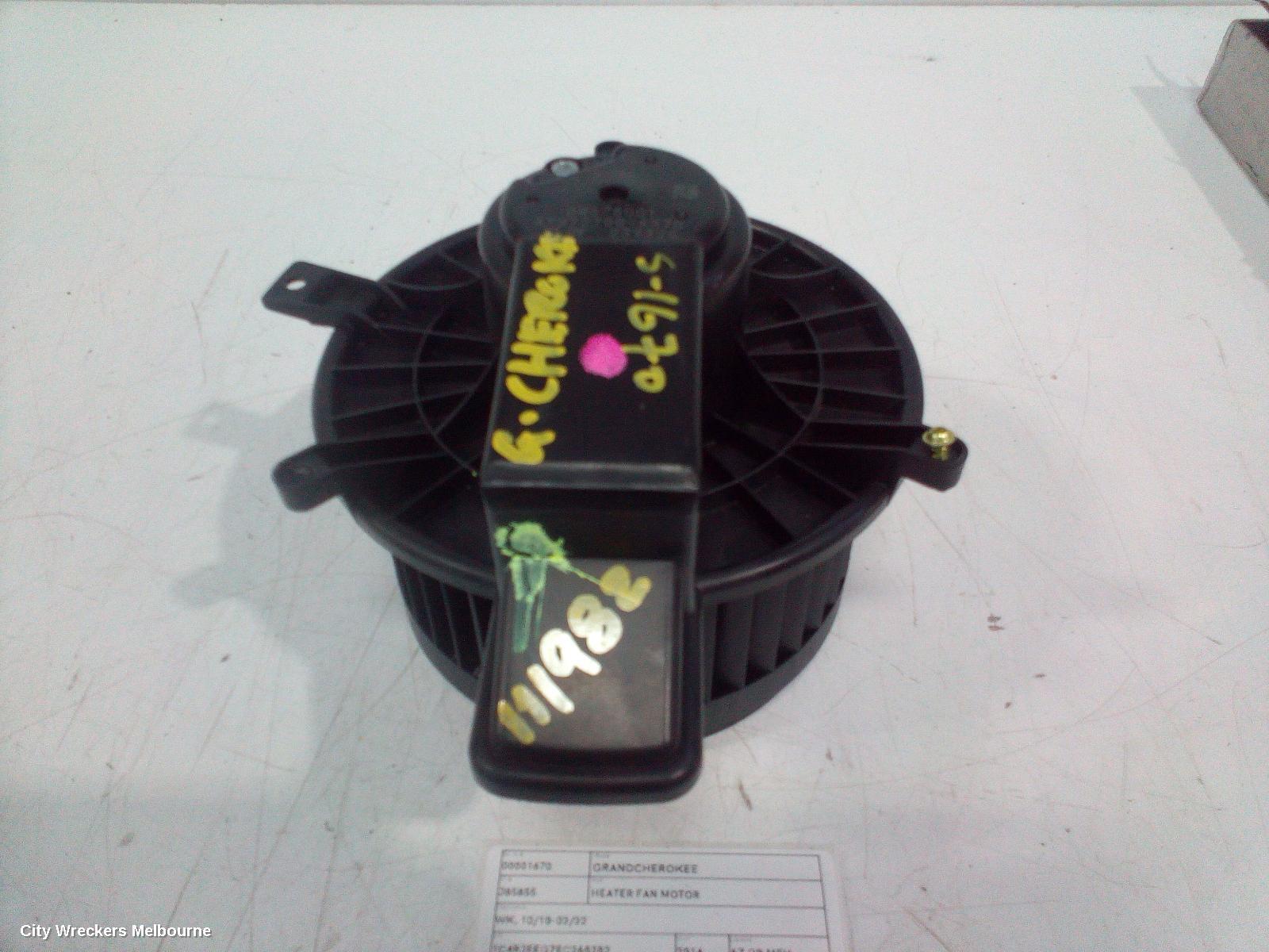 JEEP GRANDCHEROKEE 2014 Heater Fan Motor