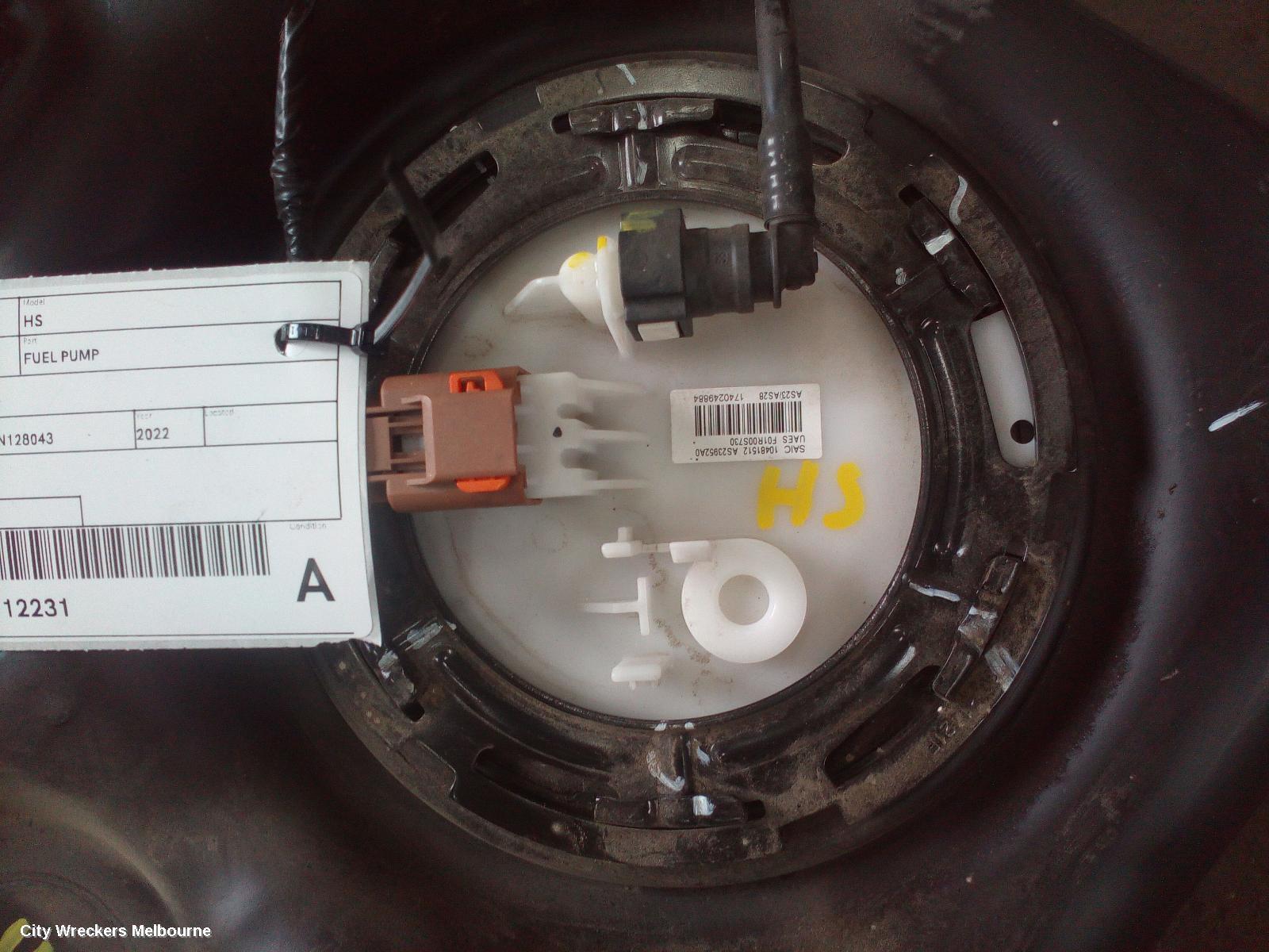 MG HS 2022 Fuel Pump