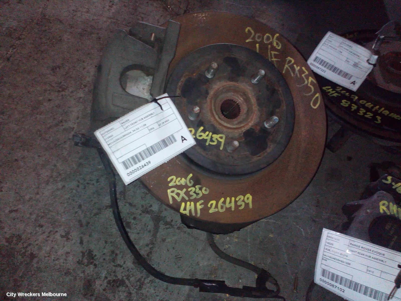 LEXUS RX SERIES 2006 Left Front Hub Assembly