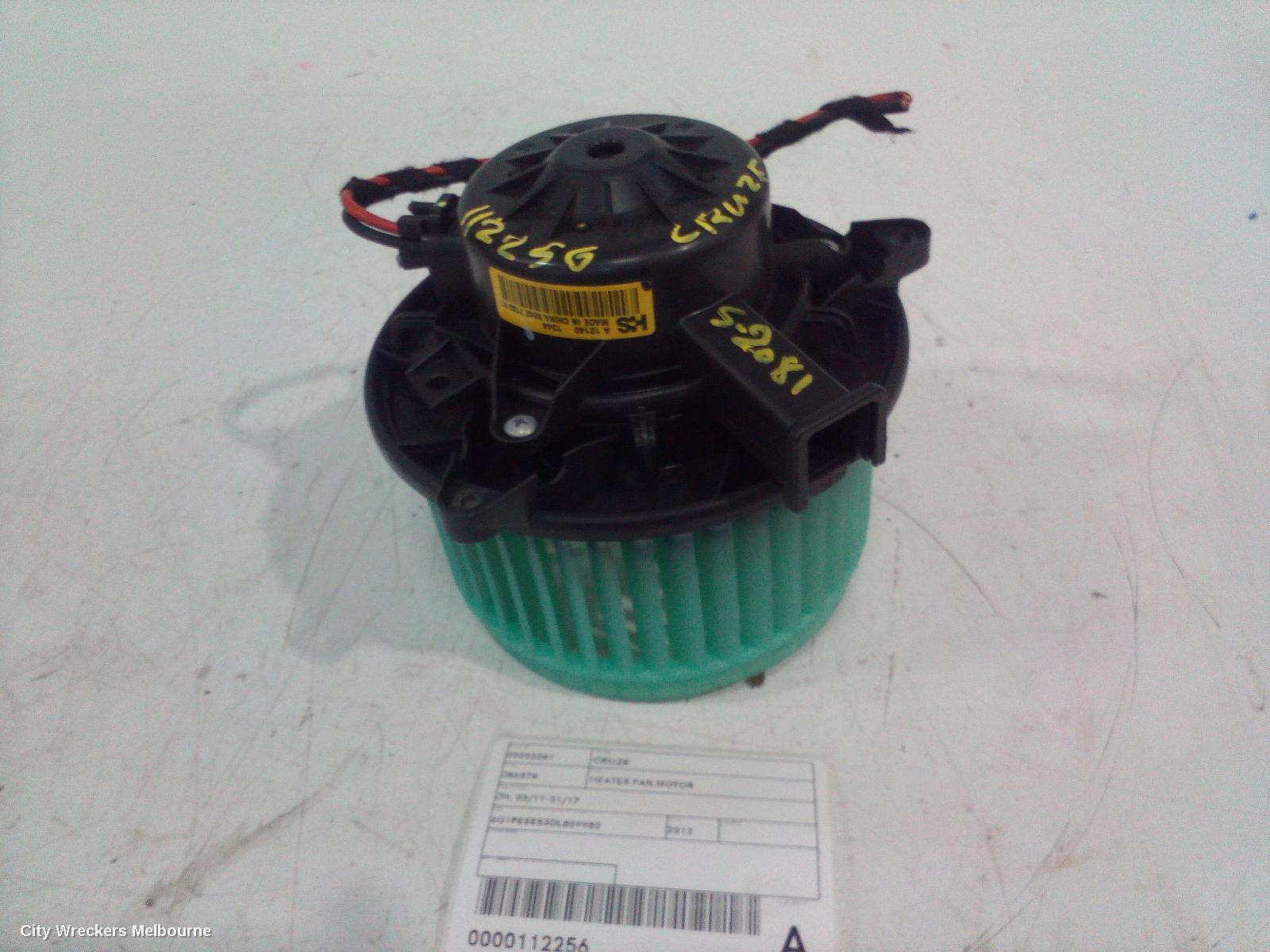 HOLDEN CRUZE 2012 Heater Fan Motor