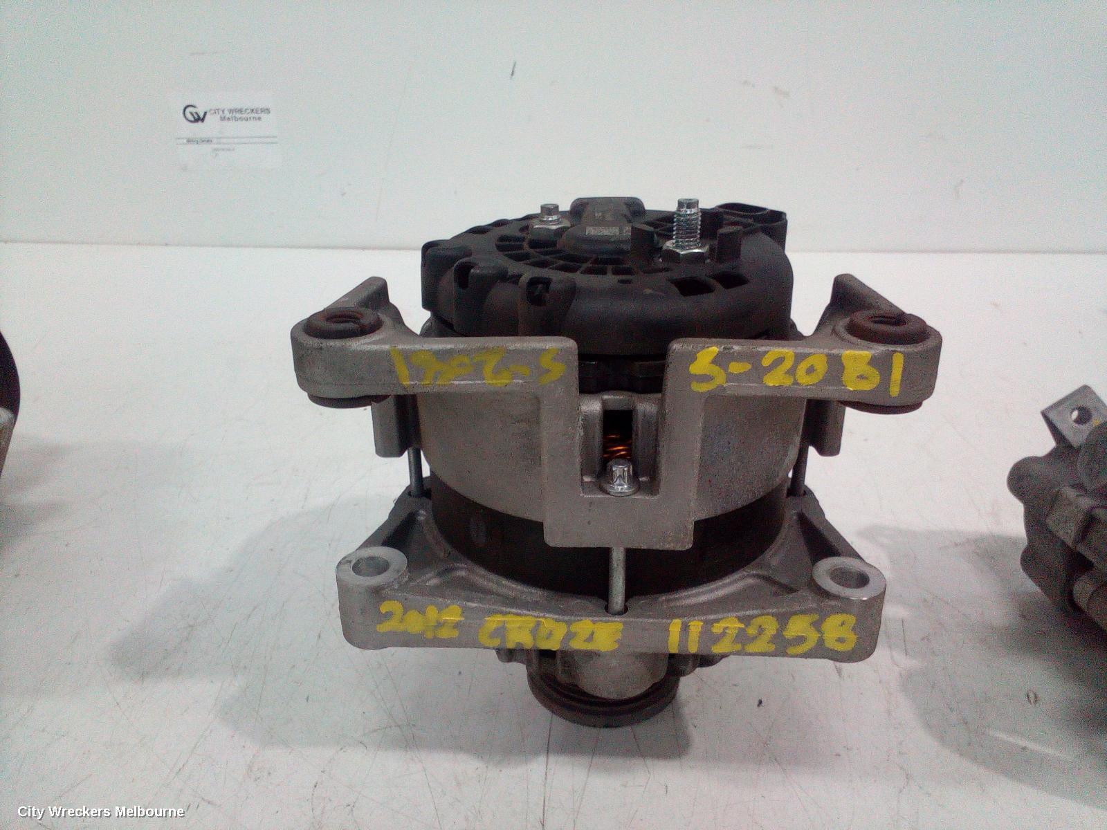 HOLDEN CRUZE 2012 Alternator