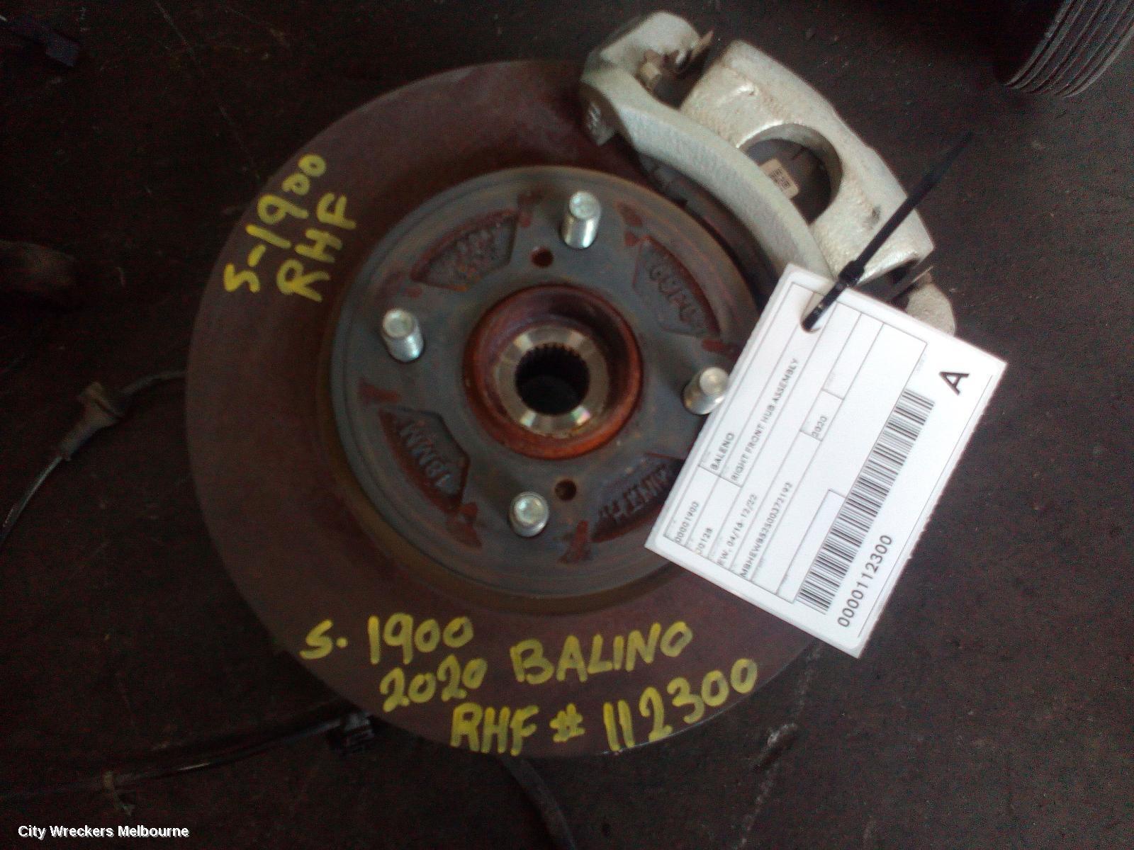 SUZUKI BALENO 2020 Right Front Hub Assembly