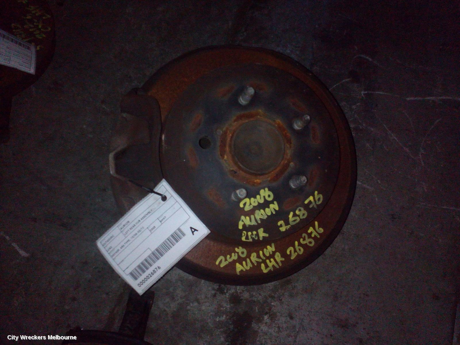 TOYOTA AURION 2008 Left Rear Hub Assembly