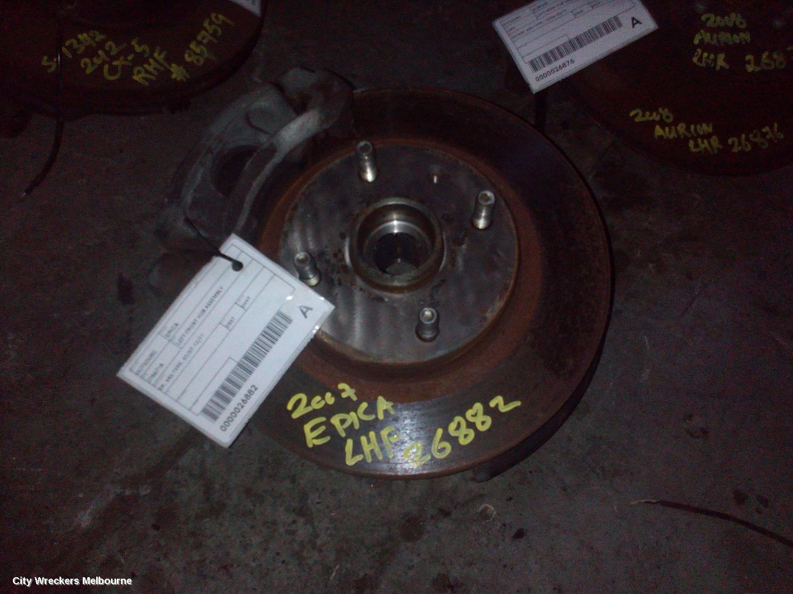 HOLDEN EPICA 2007 Left Front Hub Assembly