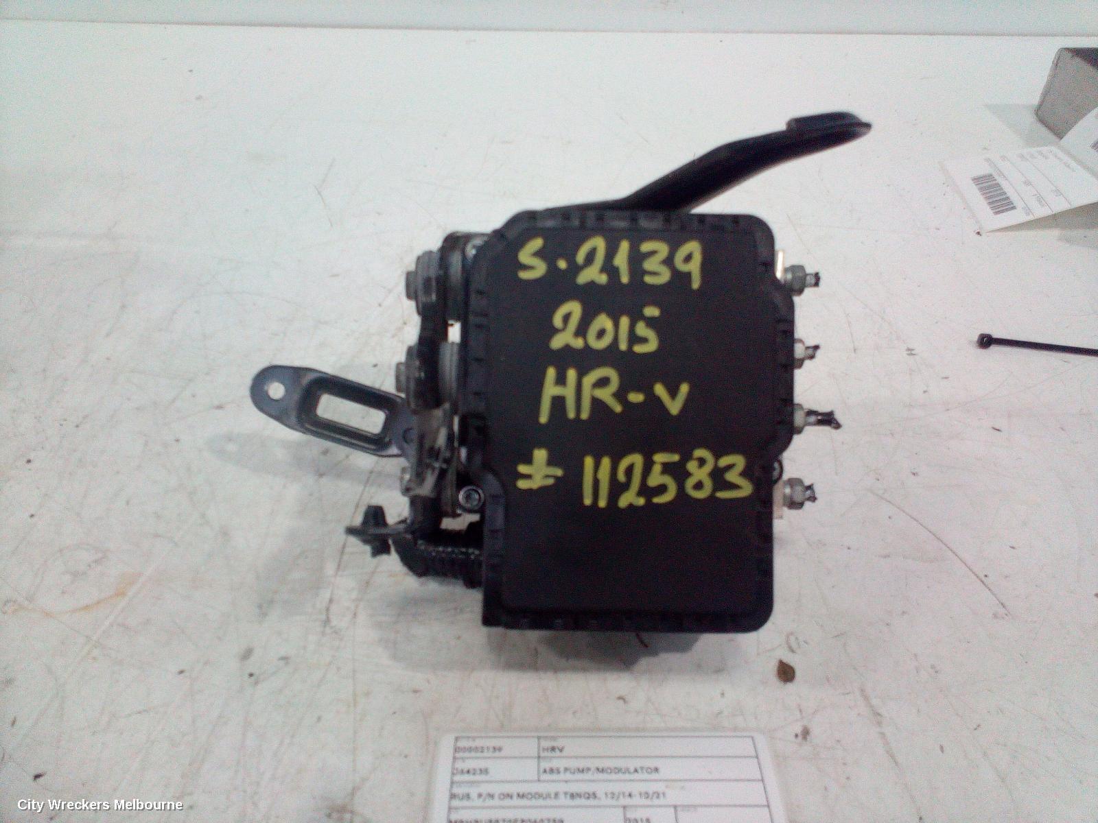 HONDA HRV 2015 Abs Pump/Modulator