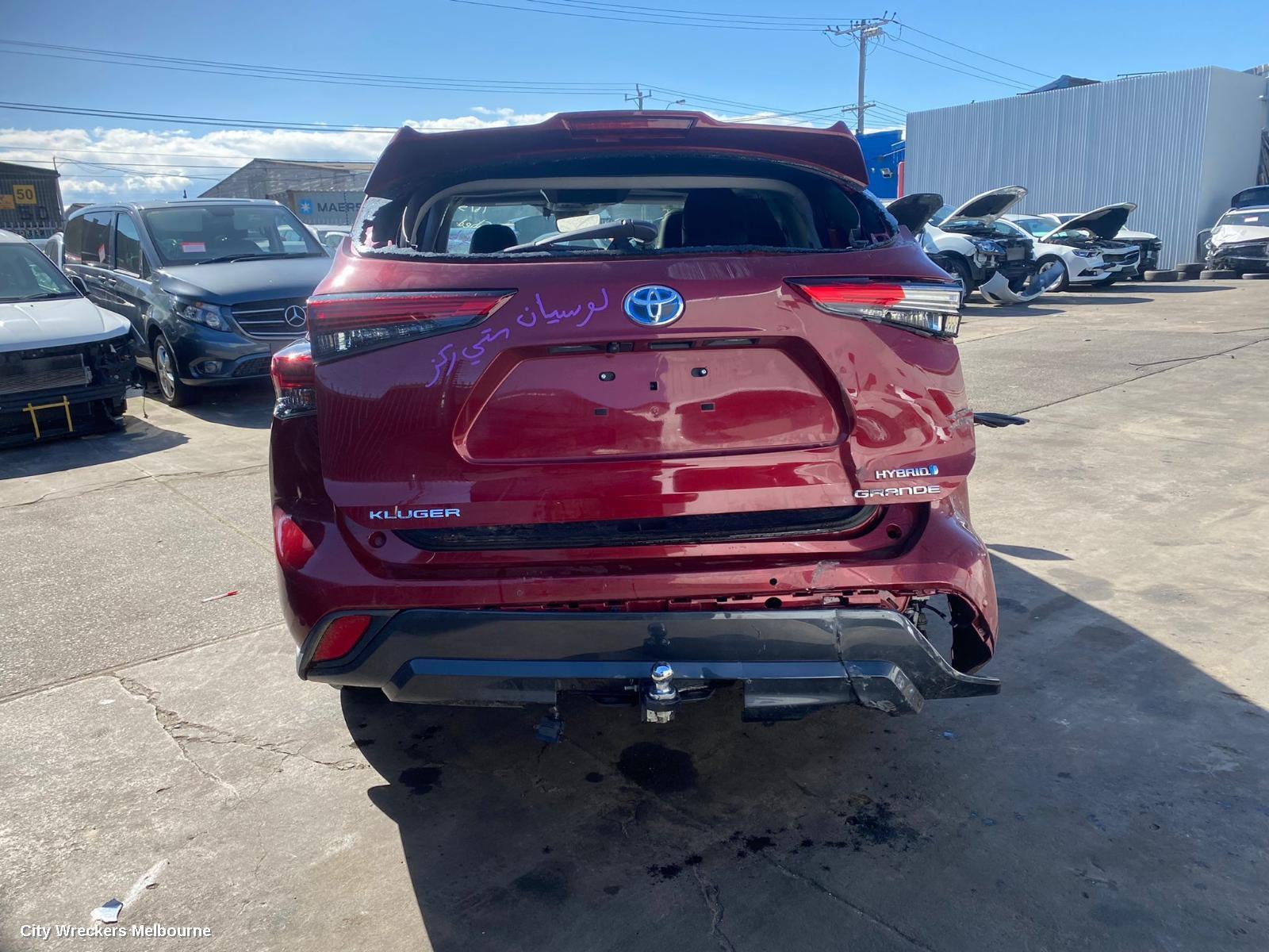 TOYOTA KLUGER 2022 Fuel Tank