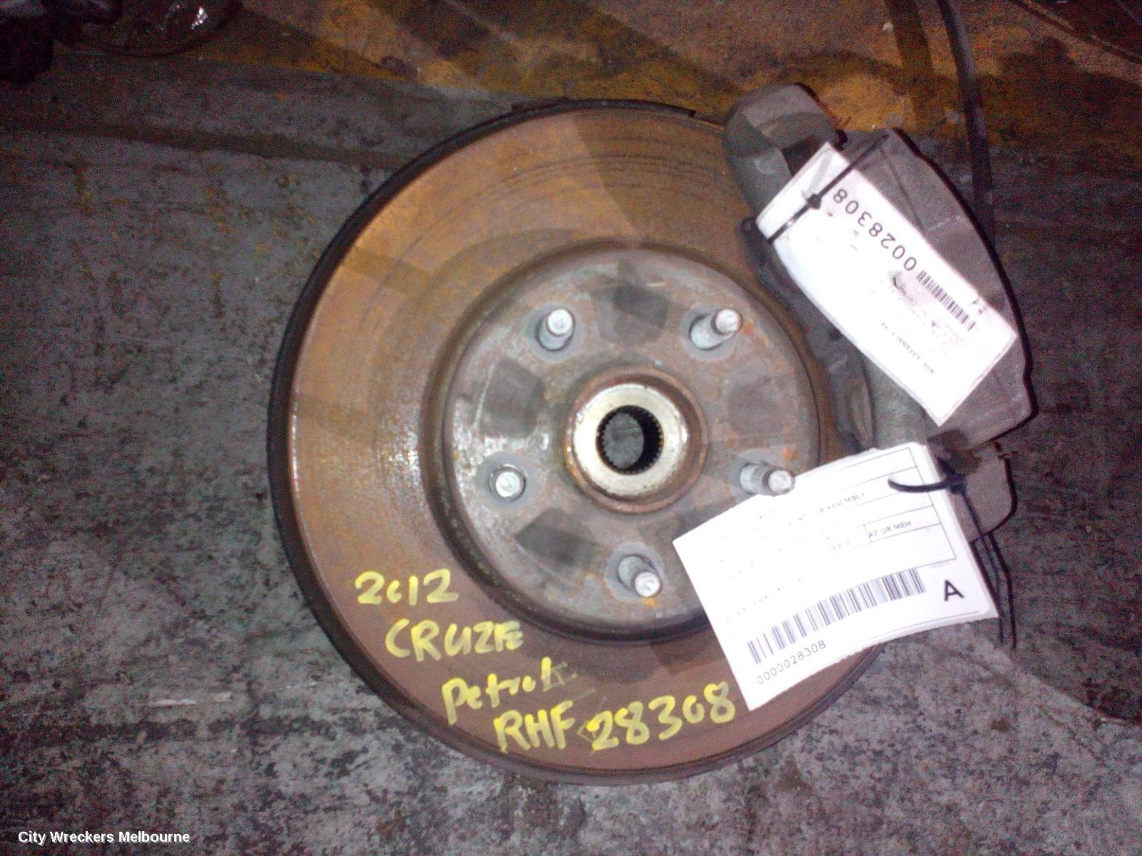 HOLDEN CRUZE 2012 Right Front Hub Assembly