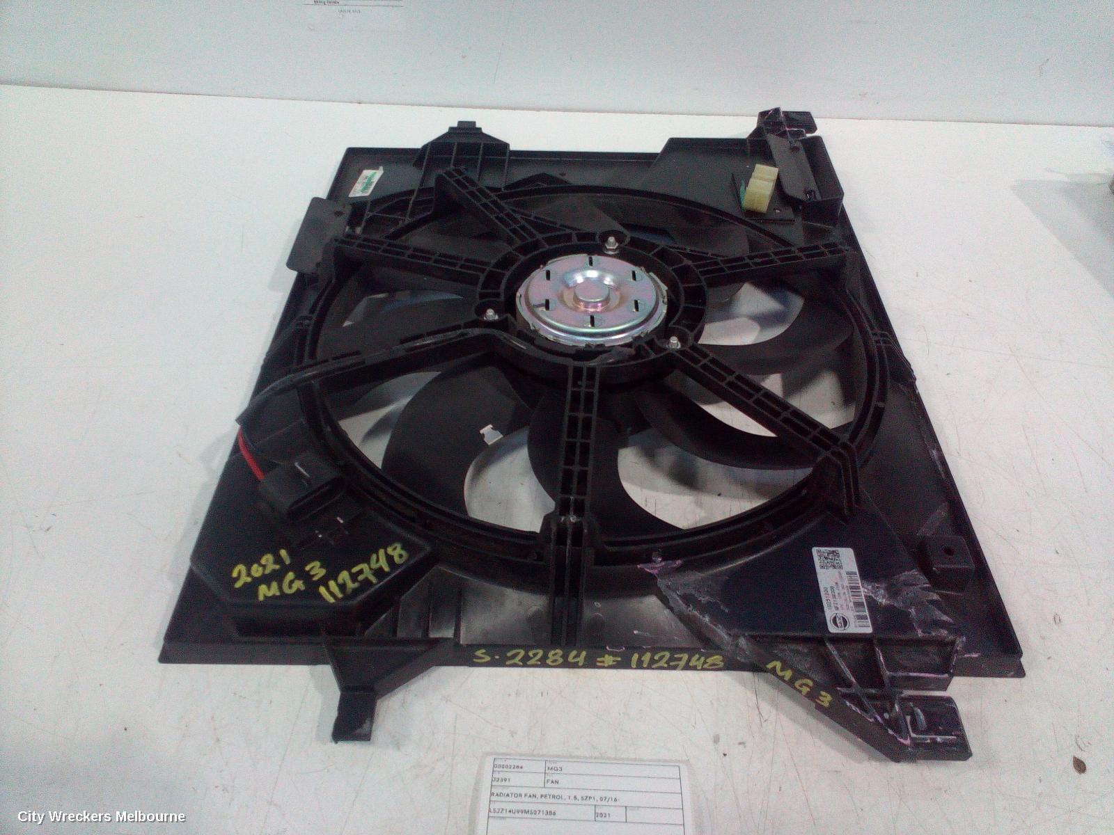 MG MG3 2021 Fan
