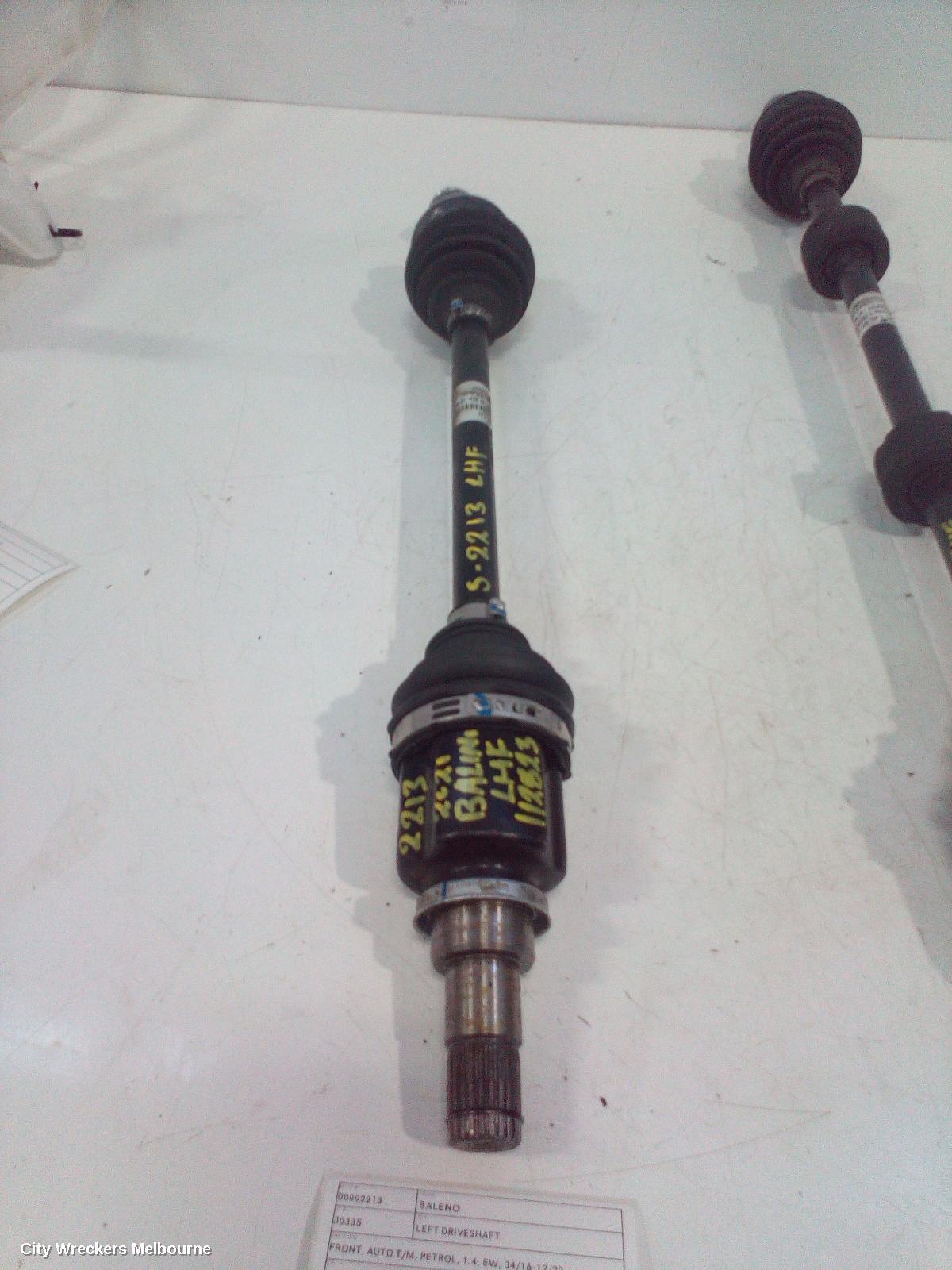 SUZUKI BALENO 2021 Left Driveshaft