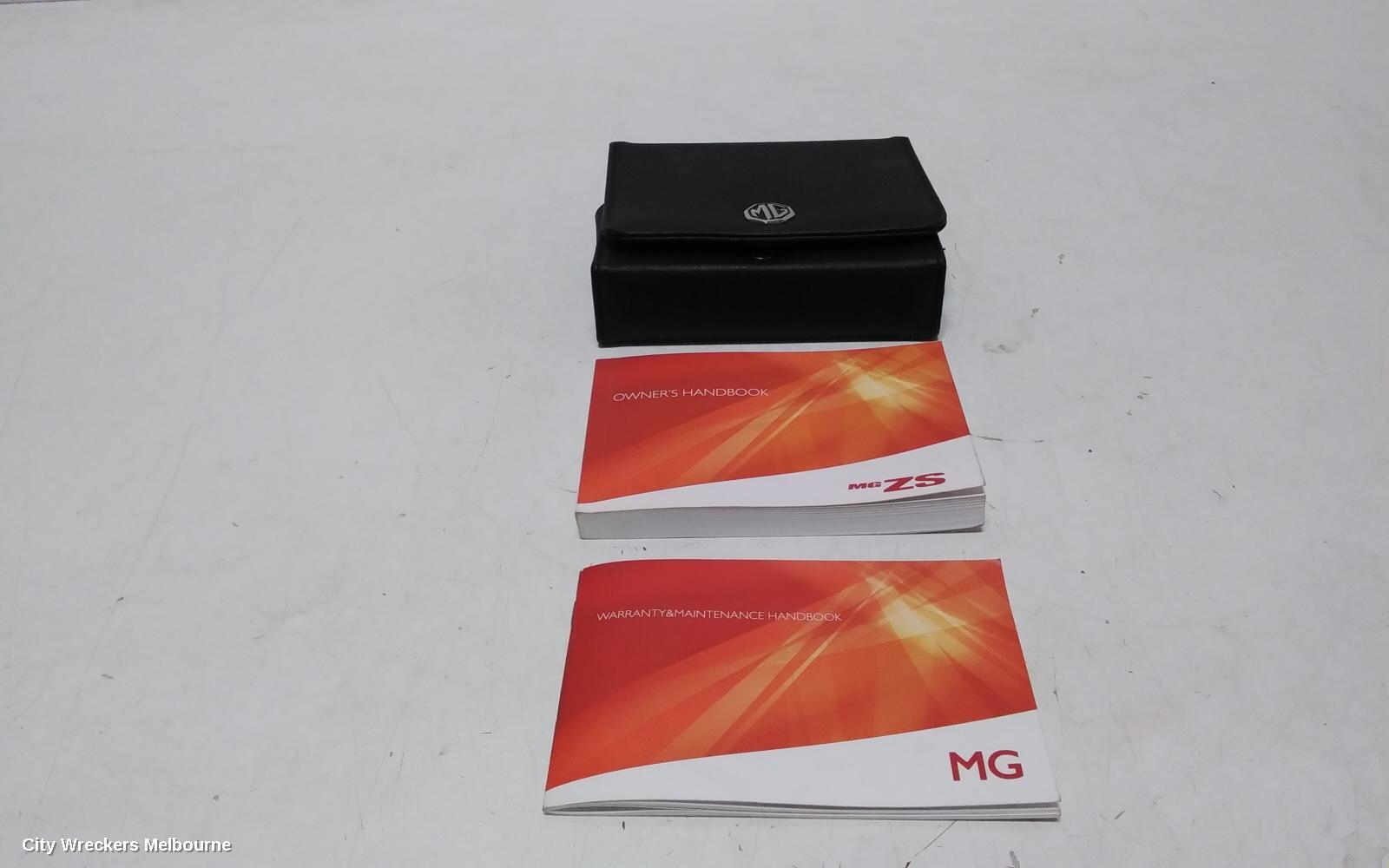 MG ZS 2018 Owners Handbook