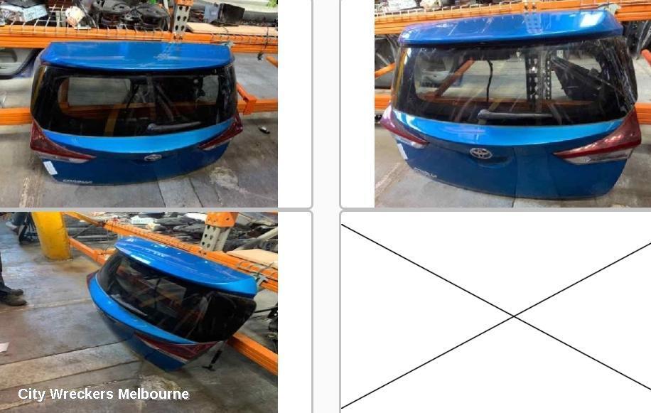 TOYOTA COROLLA 2014 Bootlid/Tailgate