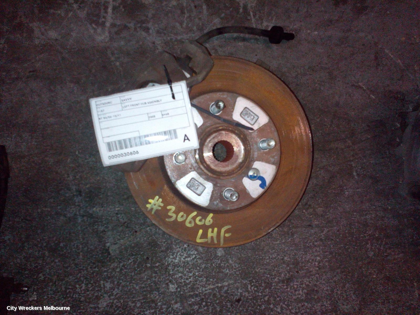 PROTON SAVVY 2008 Left Front Hub Assembly