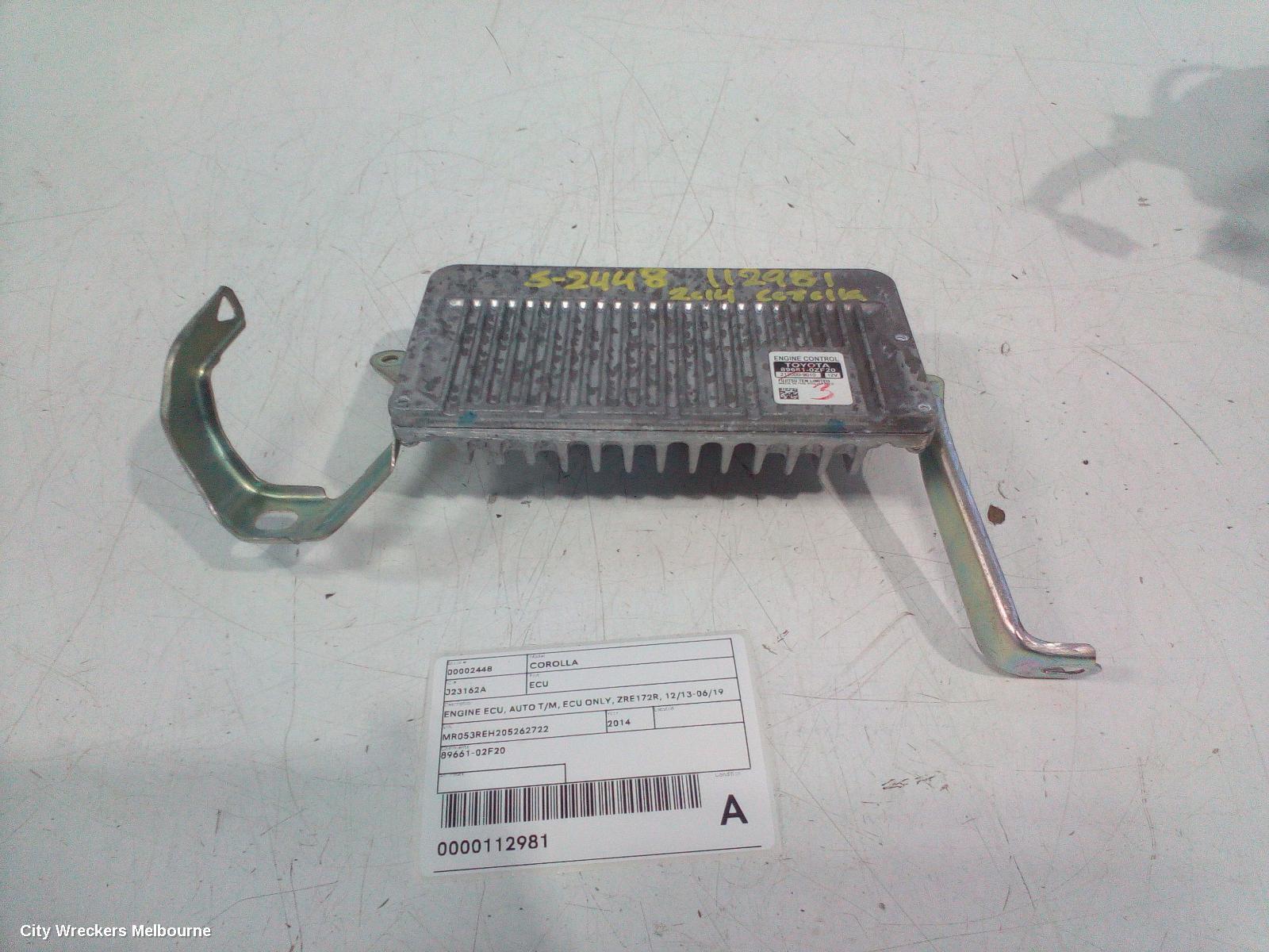 TOYOTA COROLLA 2014 Ecu