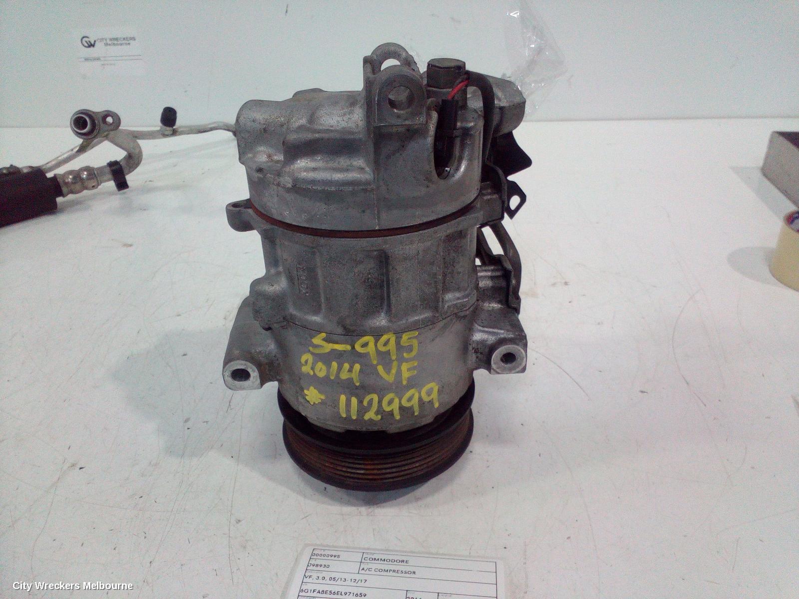 HOLDEN COMMODORE 2014 A/C Compressor