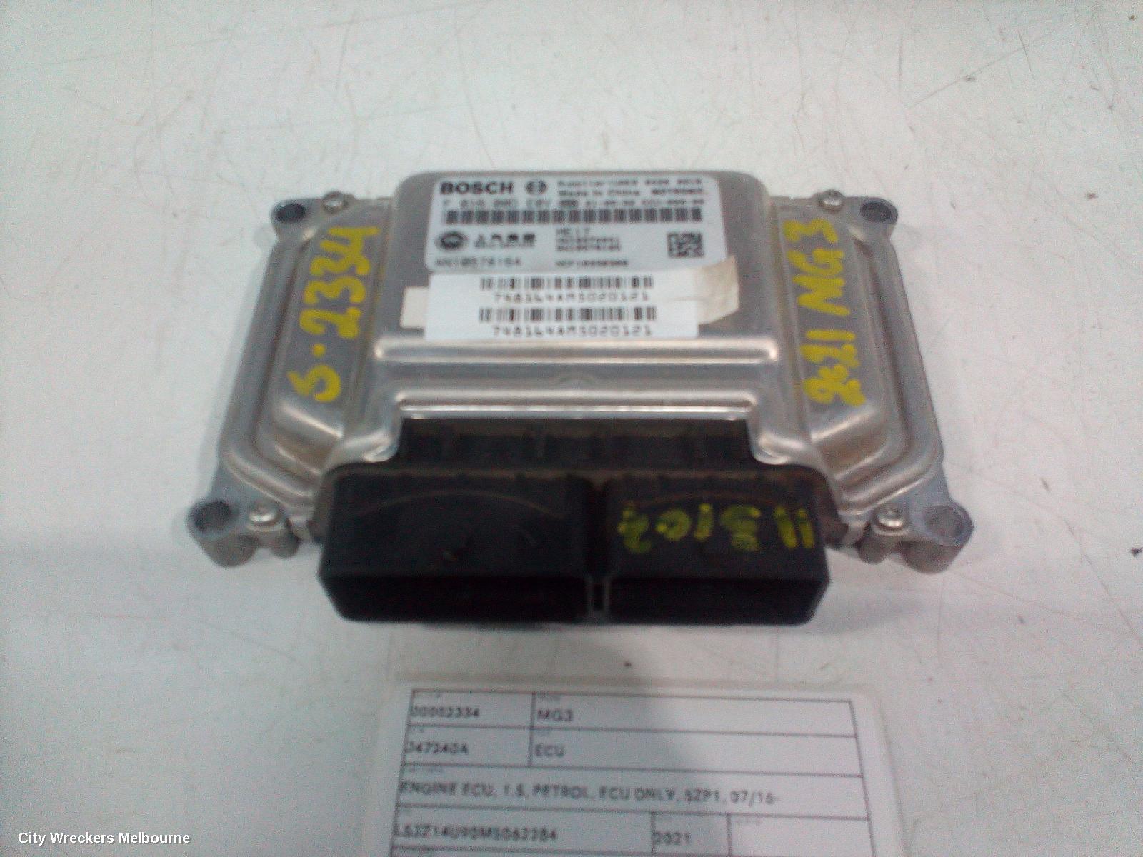 MG MG3 2021 Ecu
