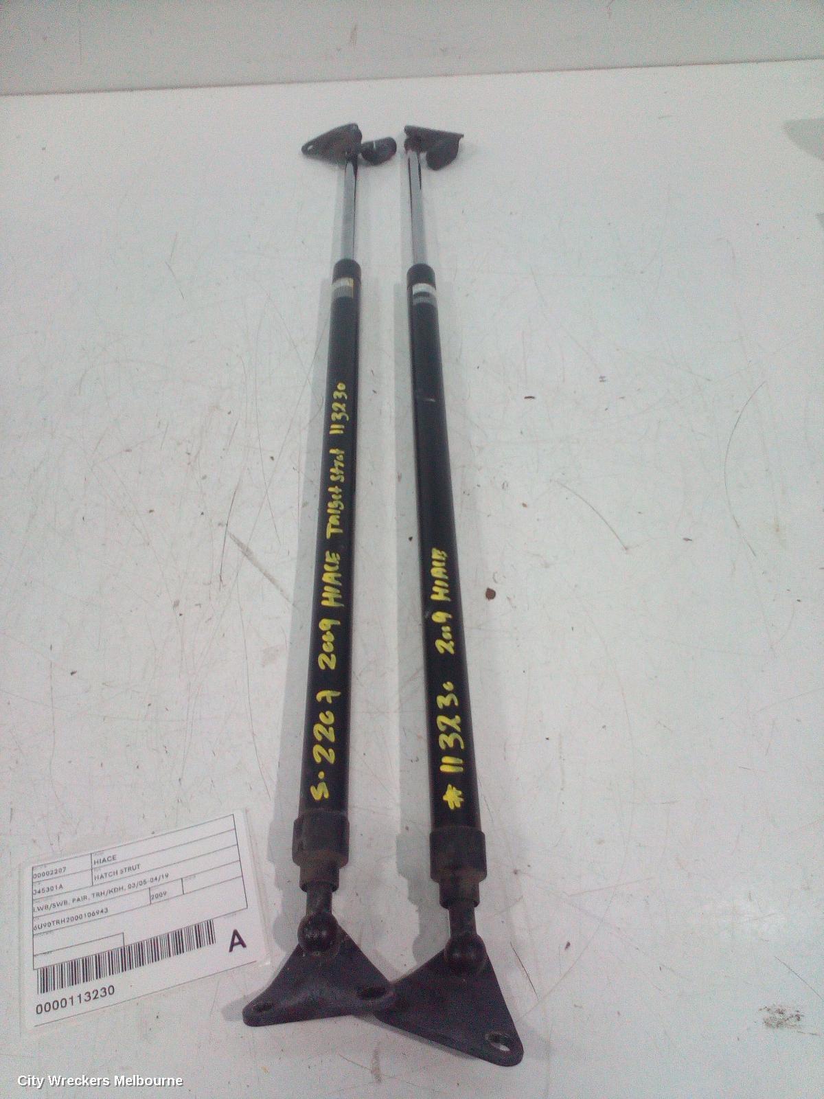 TOYOTA HIACE 2009 Hatch Strut