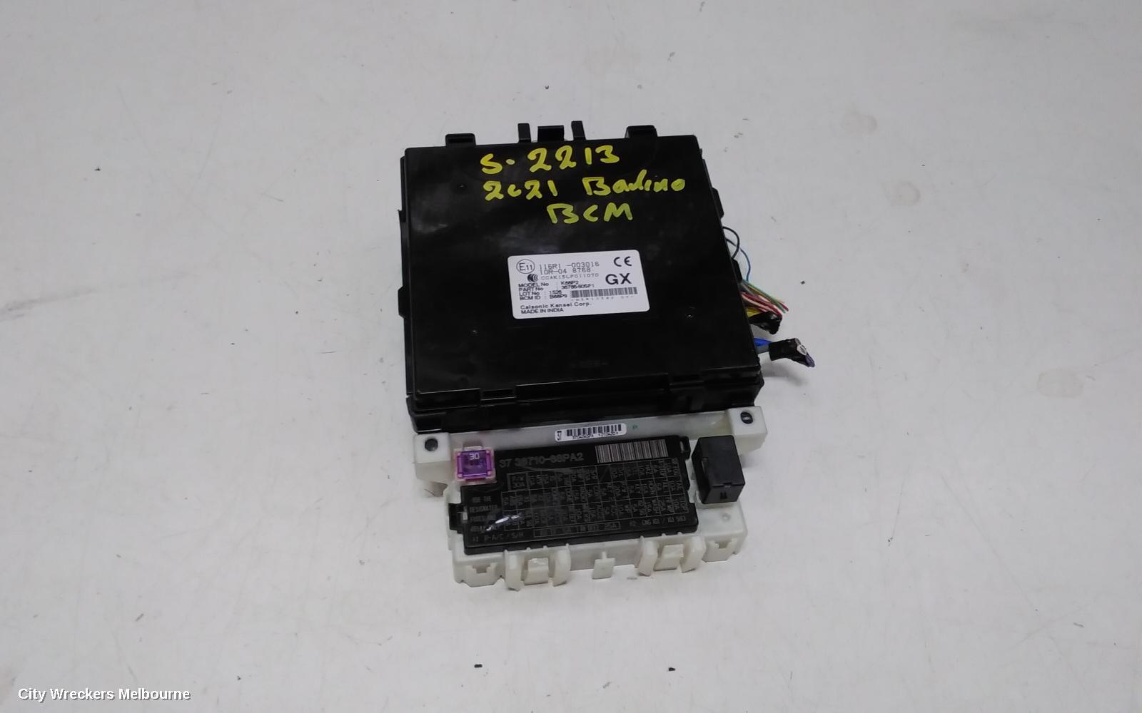 SUZUKI BALENO 2021 Ecu