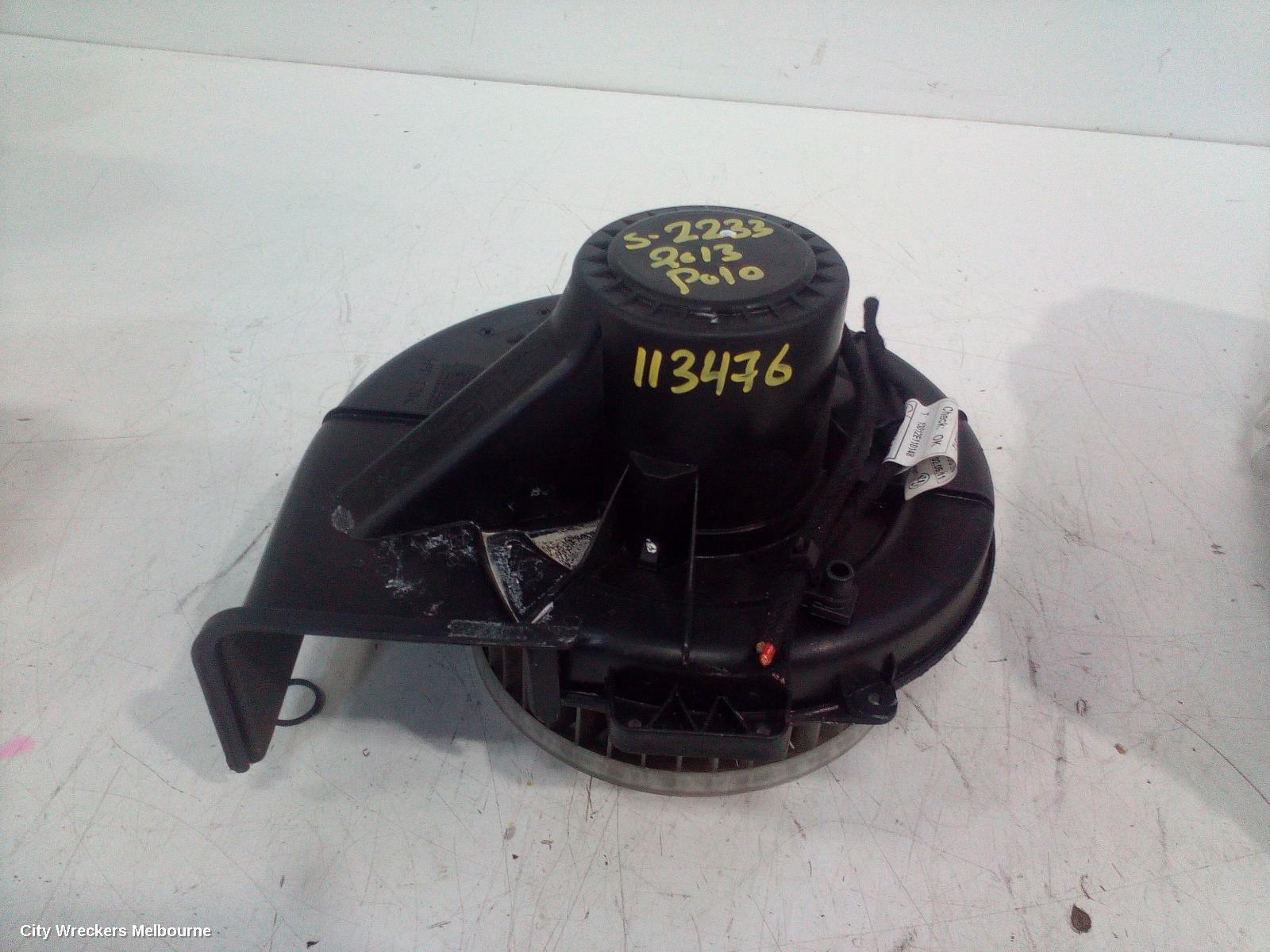 VOLKSWAGEN POLO 2013 Heater Fan Motor