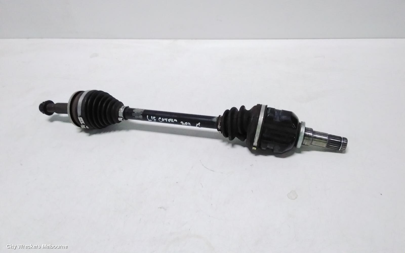 TOYOTA COROLLA 2011 Left Driveshaft