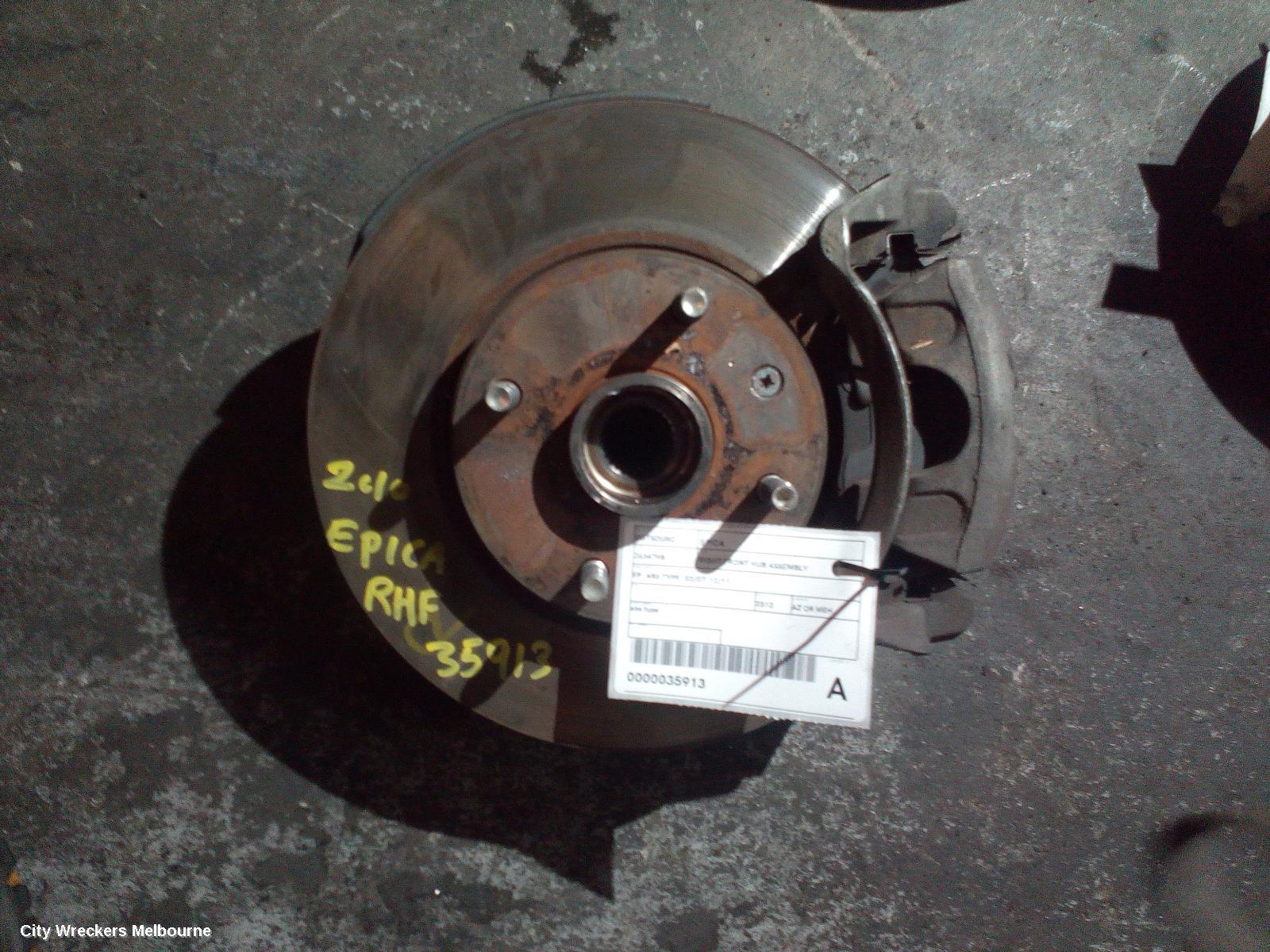 HOLDEN EPICA 2010 Right Front Hub Assembly