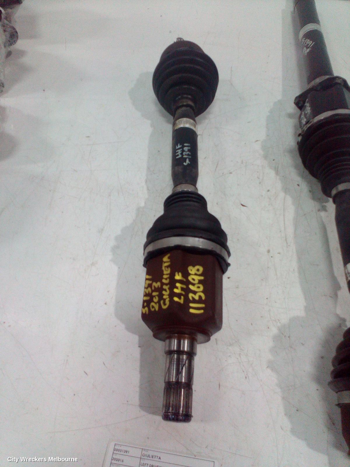 ALFA ROMEO GIULIETTA 2013 Left Driveshaft