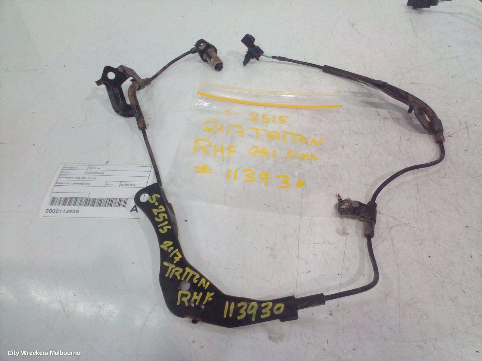 MITSUBISHI TRITON 2017 Abs Sensor