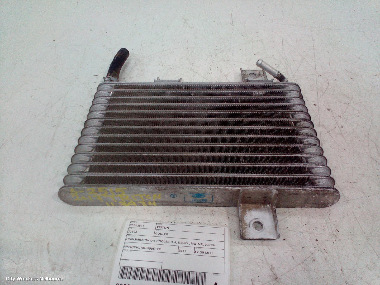 MITSUBISHI TRITON 2017 Cooler