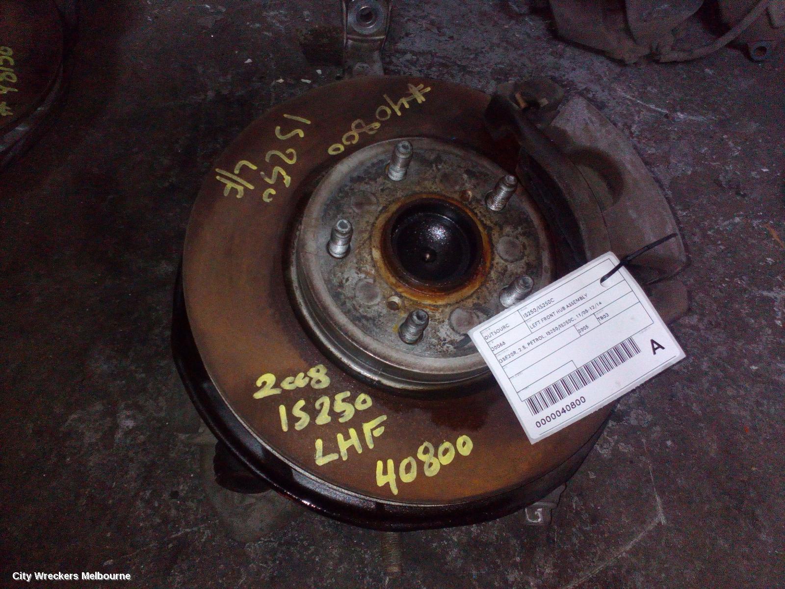 LEXUS IS250/IS250C 2005 Left Front Hub Assembly