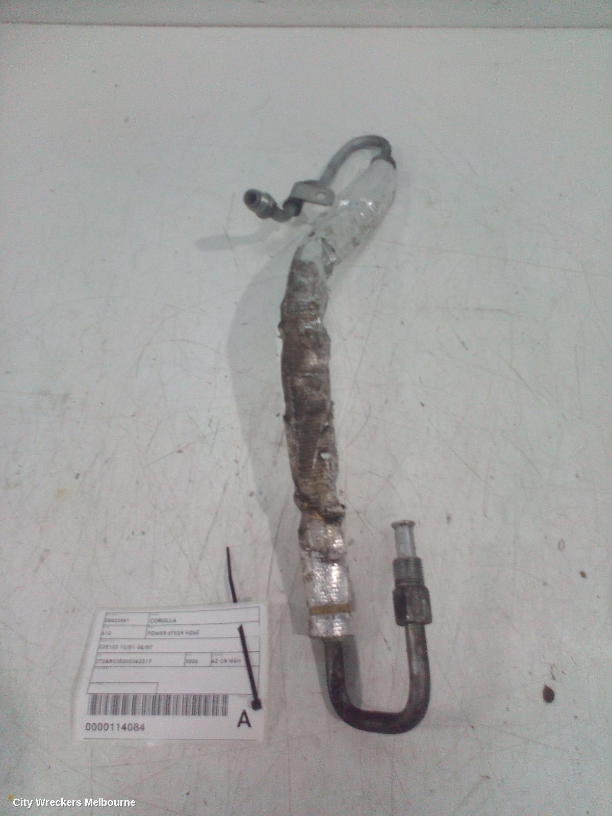 TOYOTA COROLLA 2006 Power Steer Hose