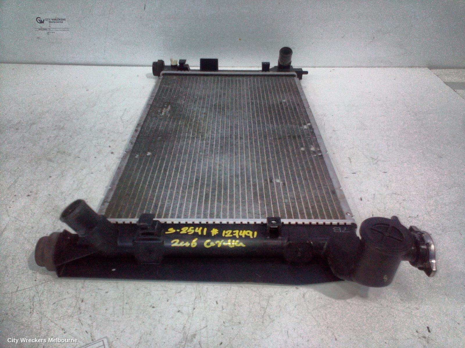 TOYOTA COROLLA 2006 Radiator