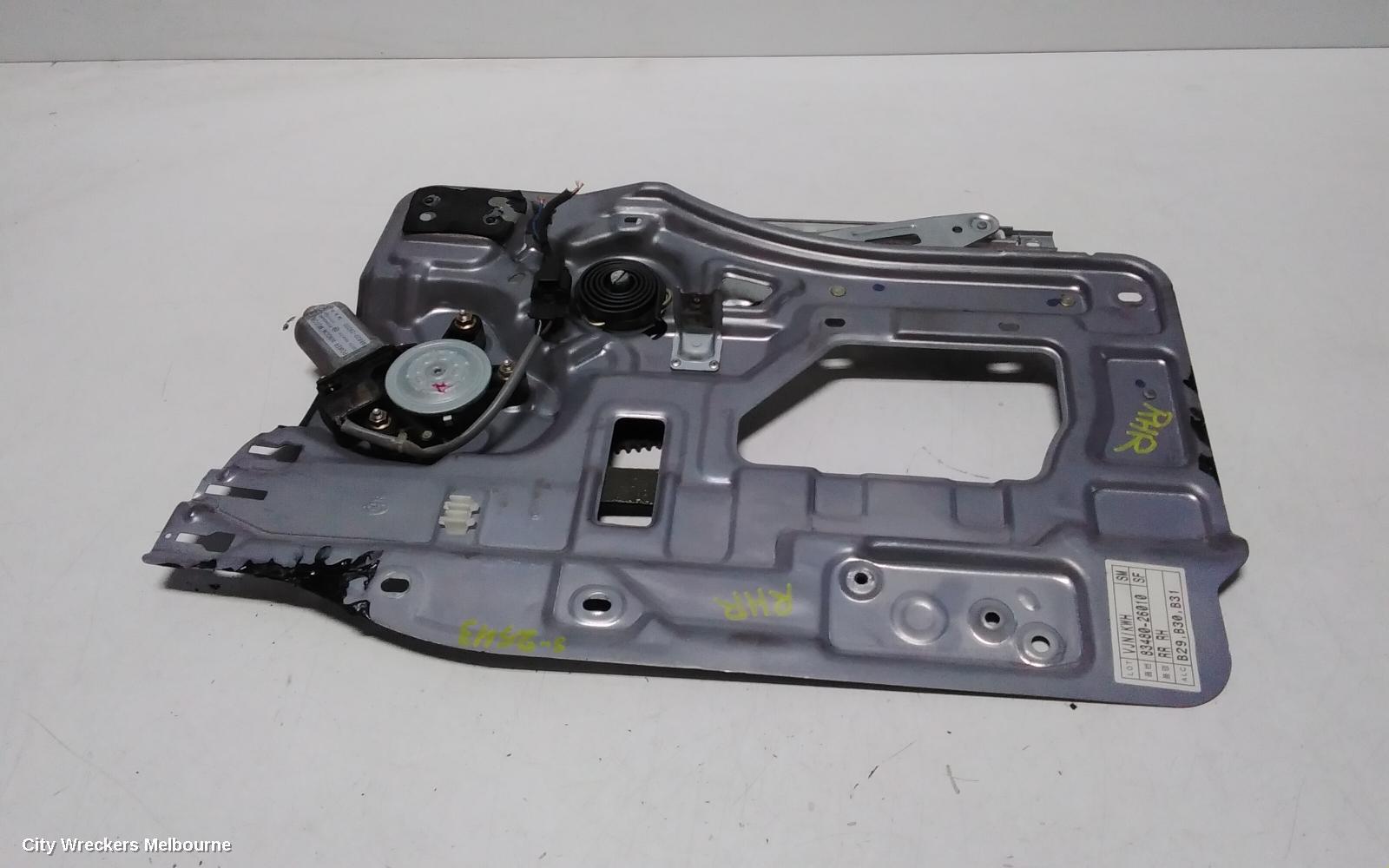 HYUNDAI SANTA FE 2000 Right Rear Wnd Reg/Motor