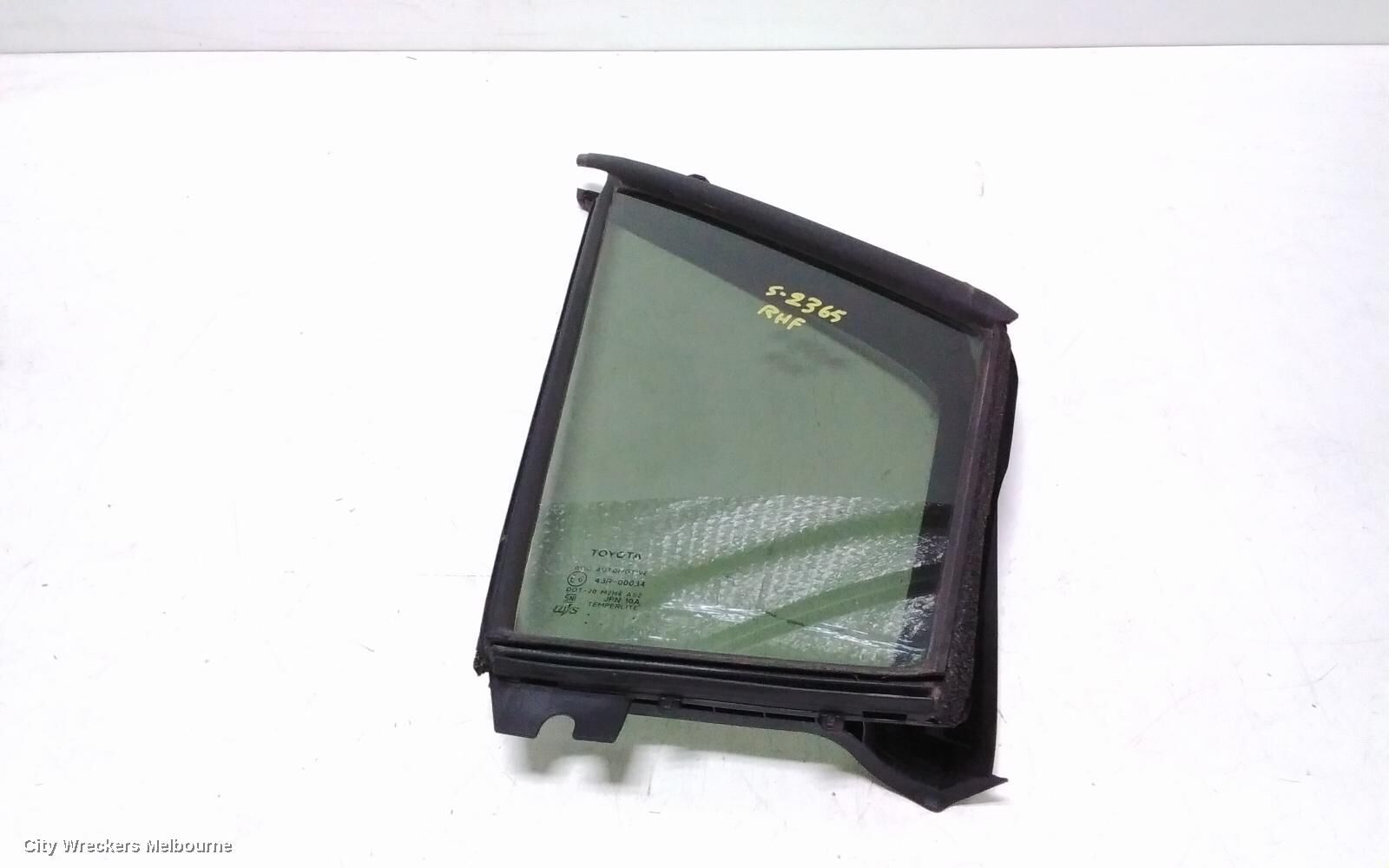 TOYOTA HIACE 2019 Right Rear 1/4 Door Glass