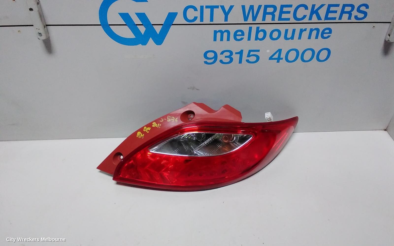 MAZDA 2 2011 Right Taillight