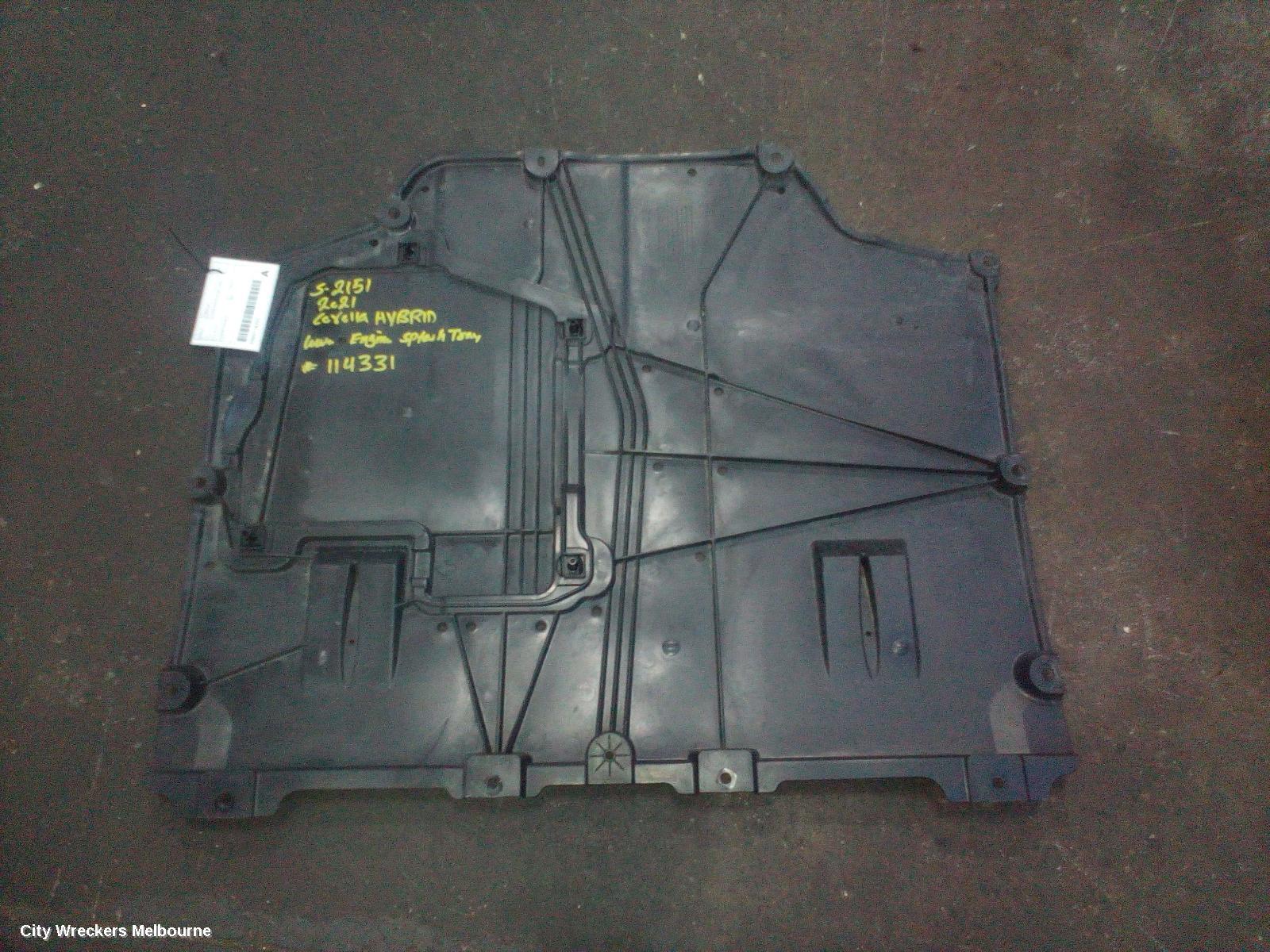 TOYOTA COROLLA 2021 LOWER_ENGINE_SPLASH_TRAY
