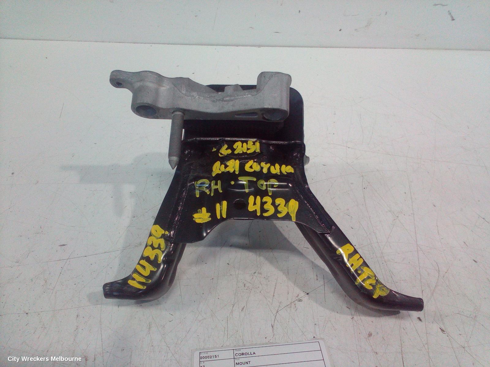 TOYOTA COROLLA 2021 Mount