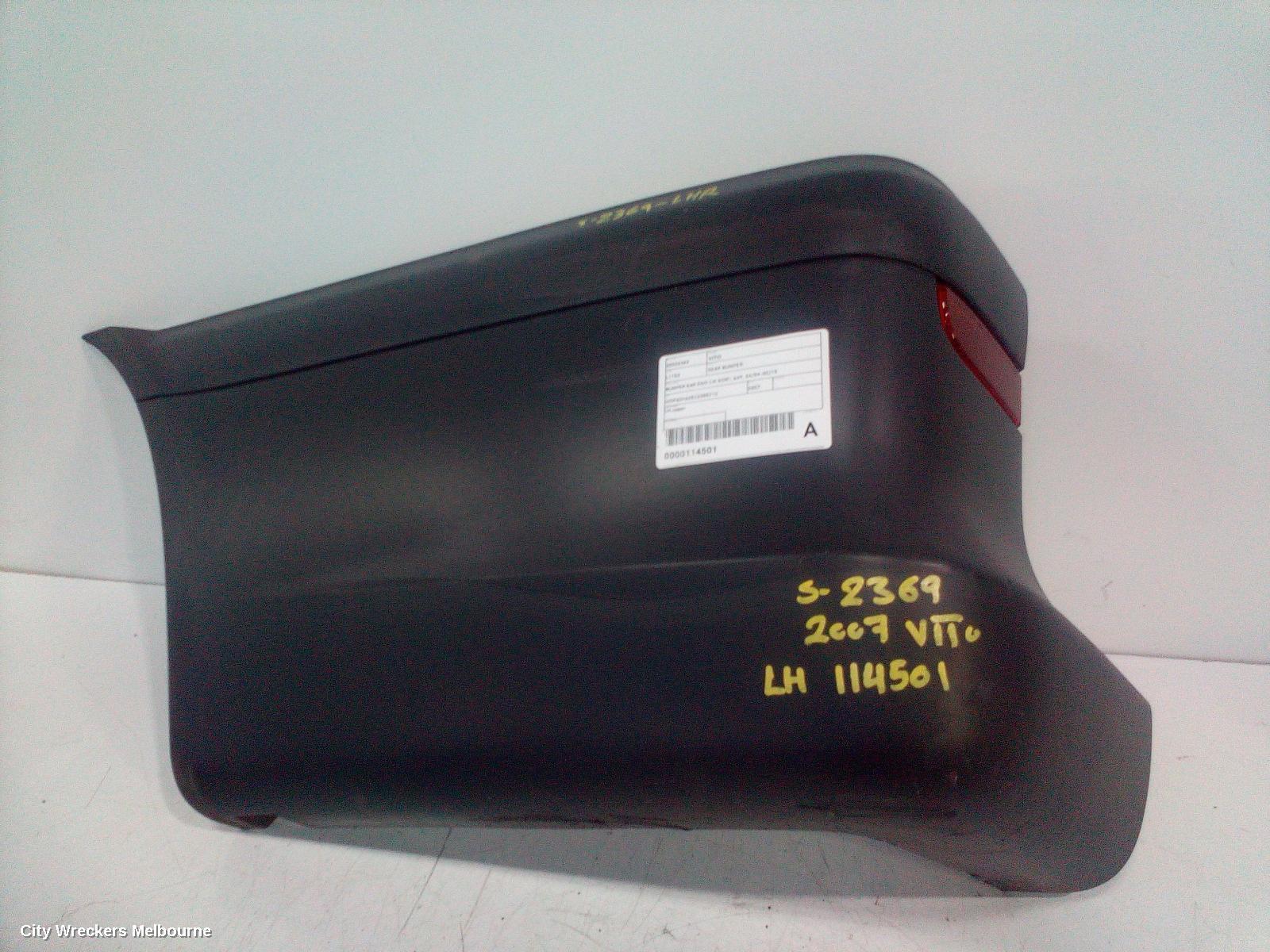 MERCEDES VITO 2007 Rear Bumper