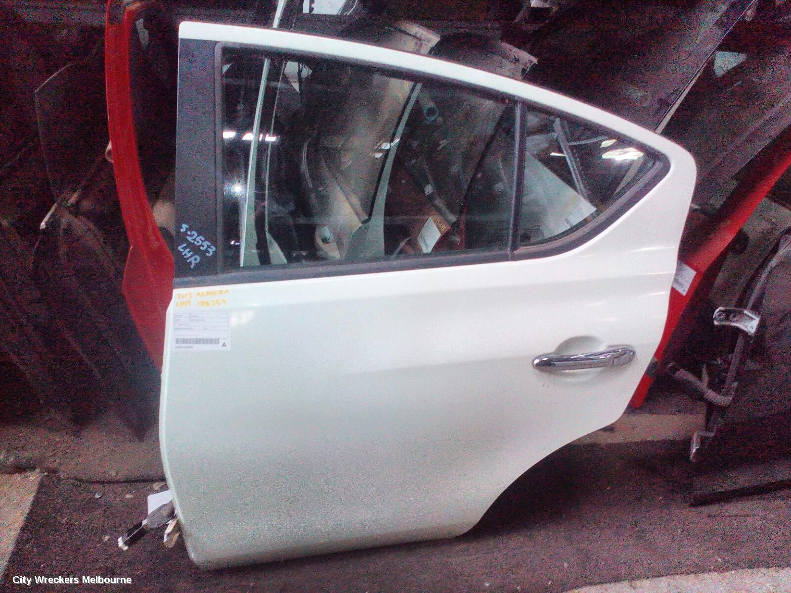 NISSAN ALMERA 2013 Left Rear Door/Sliding