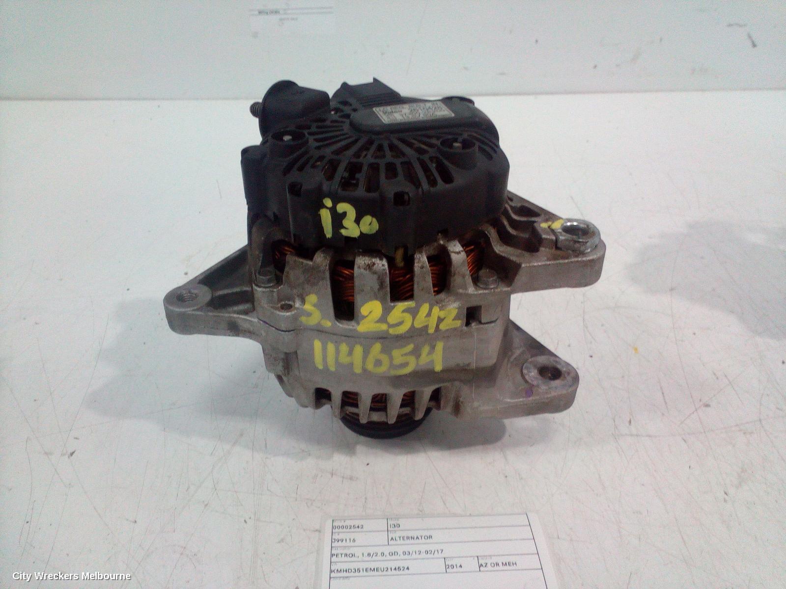 HYUNDAI I30 2014 Alternator