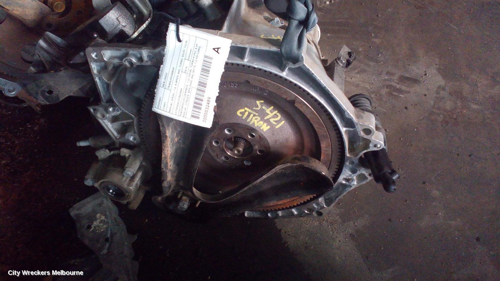 CITROEN BERLINGO 2015 Trans/Gearbox