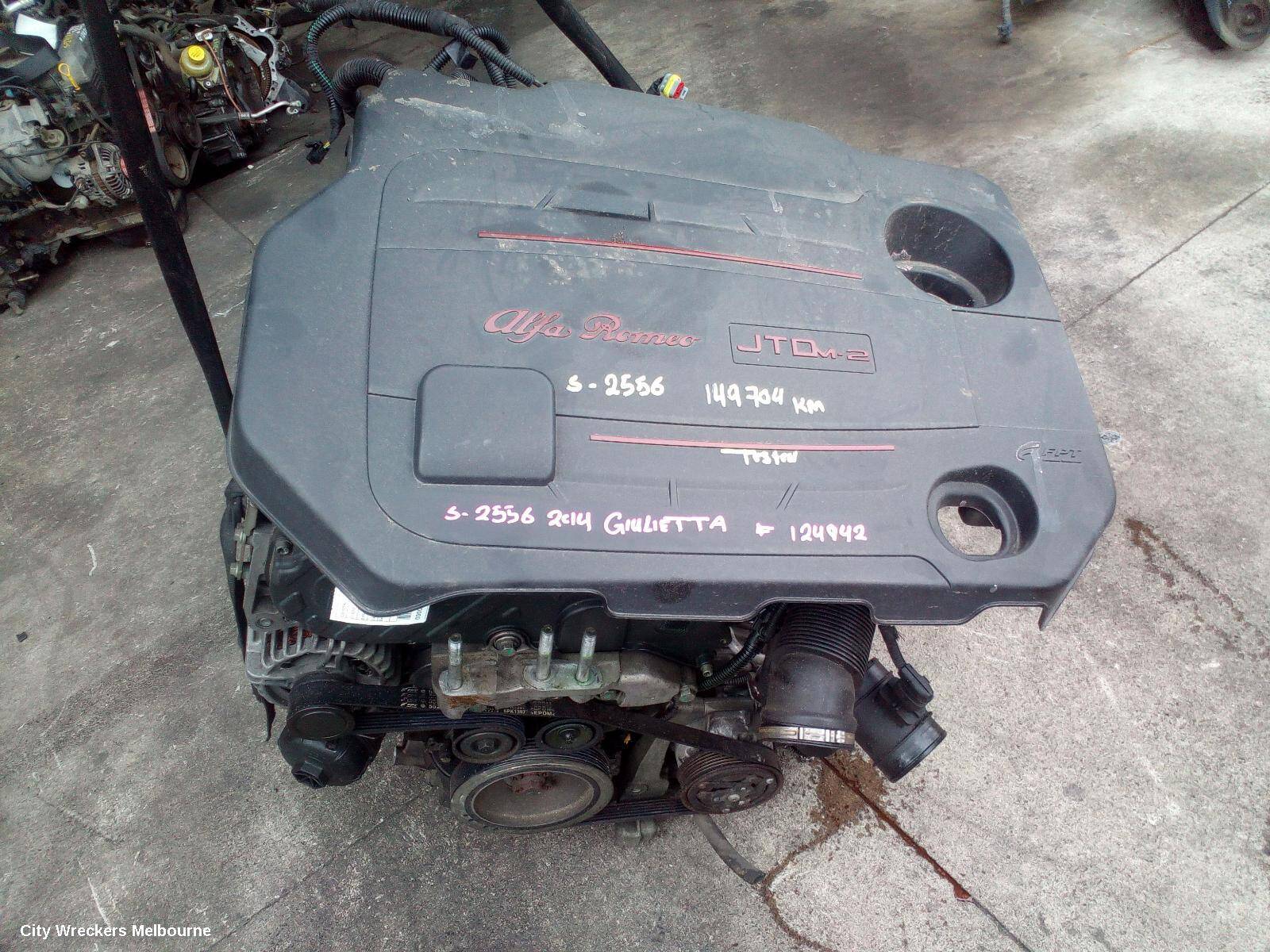 ALFA ROMEO GIULIETTA 2014 Engine